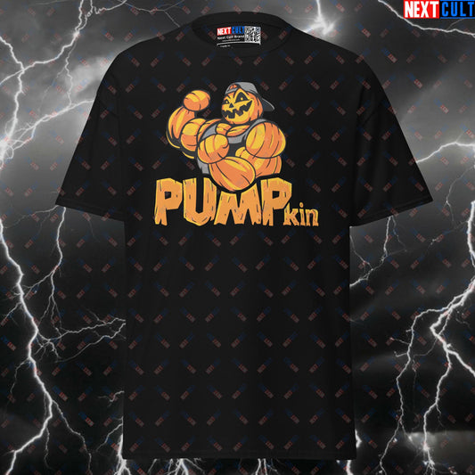Funny Gym Meme T-Shirt: Ultimate Pumpkin Pump Cover Halloween Workout Tee T-shirts Bodybuilding Fitness Gym Halloween Pump Cover Workout Next Cult Brand