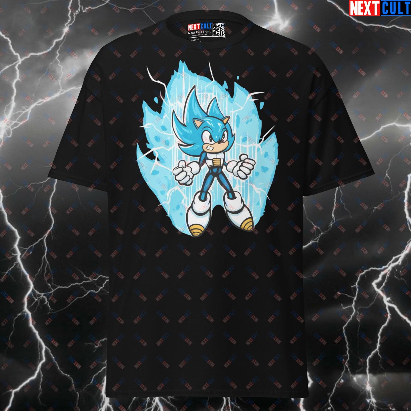 Super Saiyan Sonic Gym T-Shirt - Anime Video Game Meme Tee for Funny Workout Pump Cover Top T-shirts Anime Dragon Ball Z Fitness Gym Pump Cover TV Video Games Workout Next Cult Brand