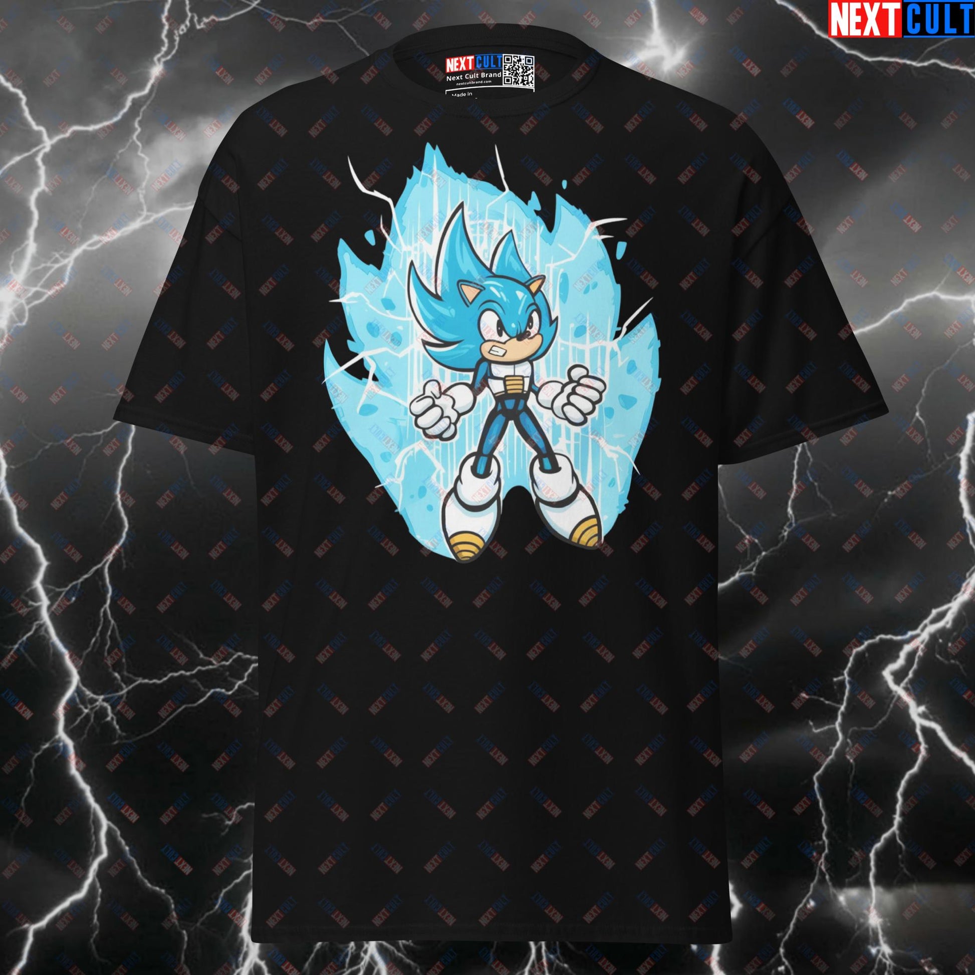 Super Saiyan Sonic Gym T-Shirt - Anime Video Game Meme Tee for Funny Workout Pump Cover Top T-shirts Anime Dragon Ball Z Fitness Gym Pump Cover TV Video Games Workout Next Cult Brand