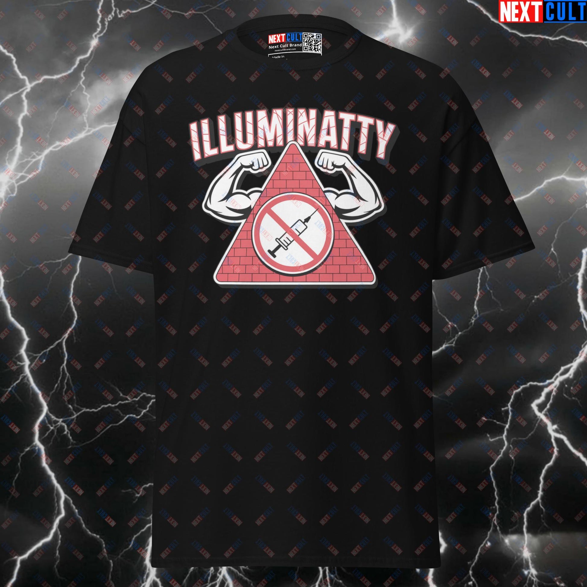 Illuminatty Gym Shirt - Funny Natty Cult Pump Cover Tee for Gains & Bodybuilding Meme Top T-shirts Bodybuilding Fitness Gym Natty Pump Cover Workout Next Cult Brand