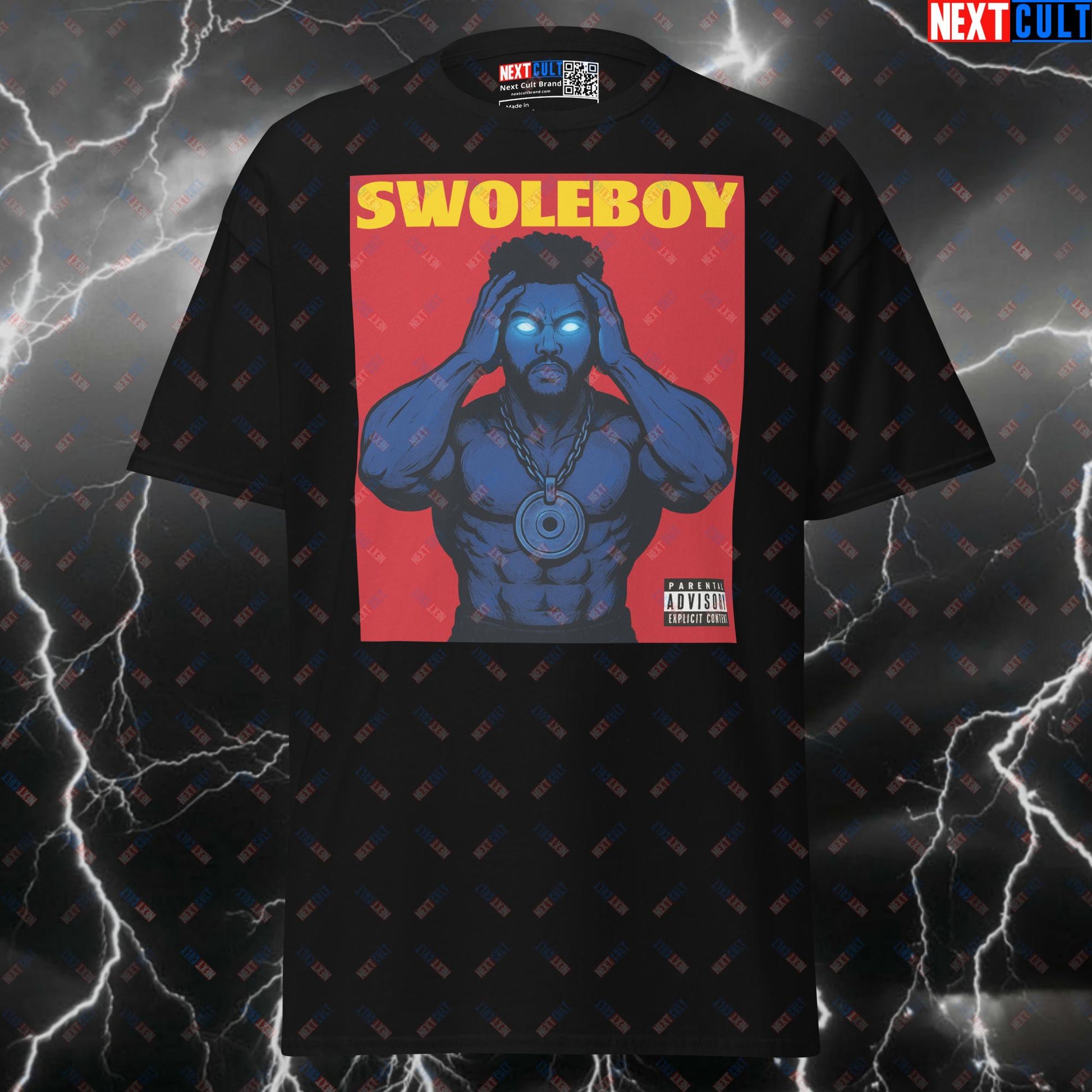 Swoleboy Pump Cover Gym T-Shirt | Funny Workout & Fitness Tee for Lifters Inspired by The Weeknd T-shirts Bodybuilding Fitness Gym Pump Cover The Weeknd Workout Next Cult Brand