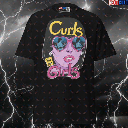 Curls For The Girls Funny Gym Shirt - Bicep Curls Pump Cover Top for Lifters & Gymbros T-shirts Bodybuilding Fitness Gym Pump Cover Workout Next Cult Brand