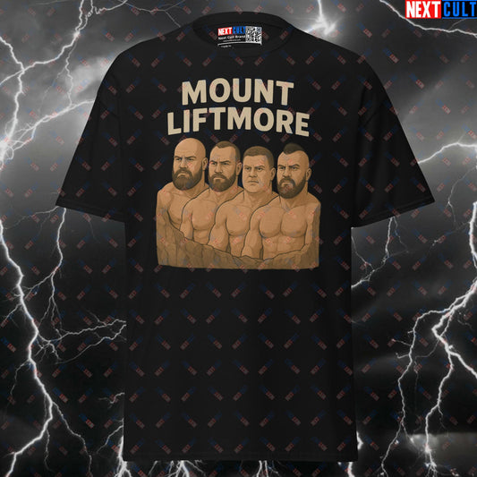 Mount Liftmore Strongman Funny Gym T-Shirt | Brian Shaw & Eddie Hall Pump Cover Tee T-shirts Fitness Gym Pump Cover Strongman Workout Next Cult Brand