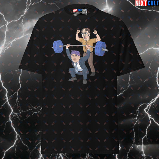 Prison Mike Pump Cover: Funny Gym T-Shirt for Lifters | The Office Meme Tee T-shirts Bodybuilding Fitness Gym Powerlifting Pump Cover The Office TV Workout Next Cult Brand