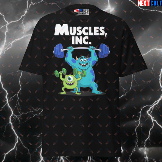 Monsters Inc Gym Meme Tee for Lifters & Bodybuilding Gains | Funny Gym Shirt & Pump Cover T-shirts Bodybuilding Films Fitness Gym Powerlifting Pump Cover Workout Next Cult Brand
