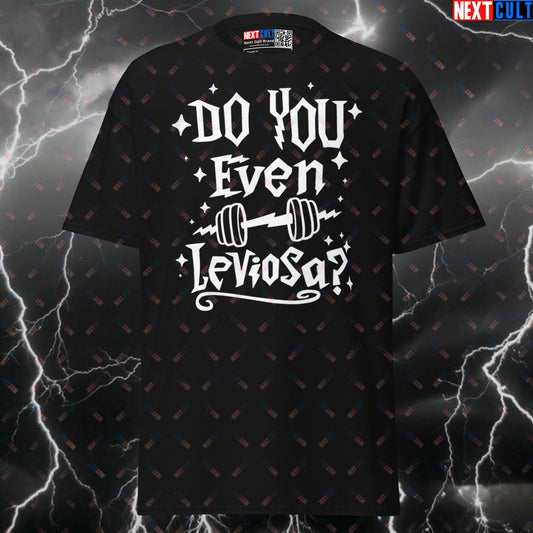 Do You Even Leviosa? Funny Harry Potter Gym T-Shirt - Meme Workout Tee & Pump Cover Top T-shirts Bodybuilding Books Films Fitness Gym Harry Potter Powerlifting Pump Cover Workout Next Cult Brand