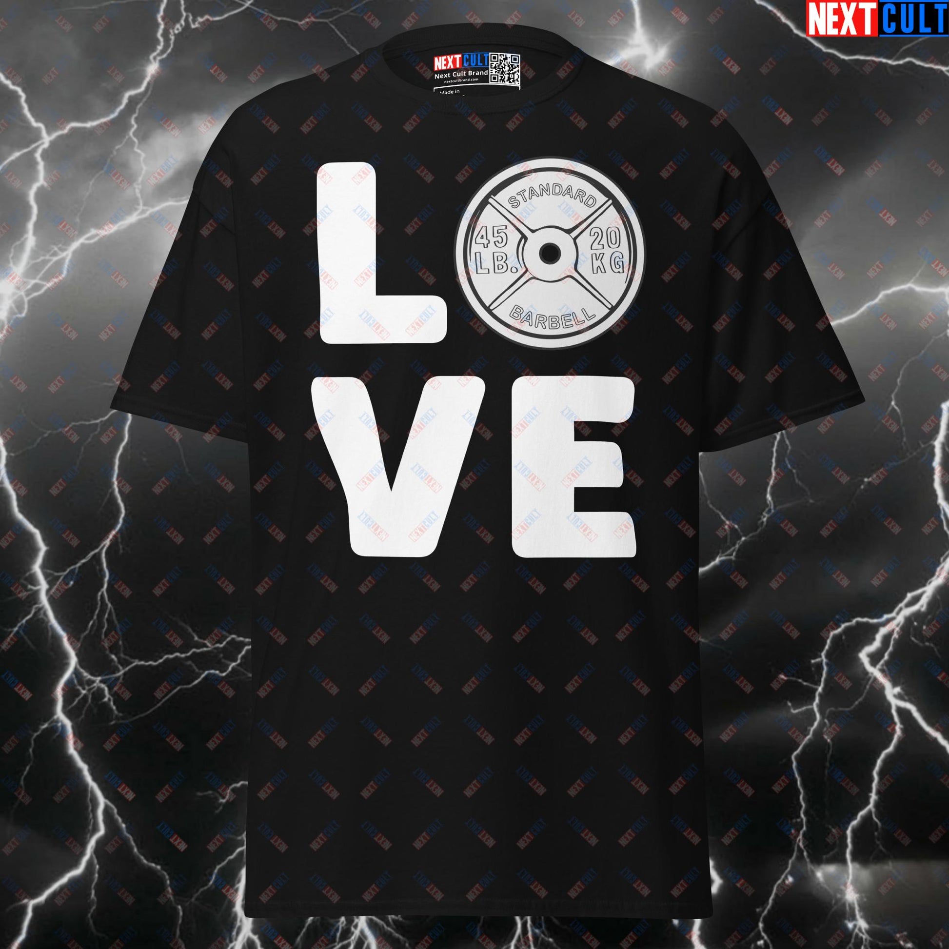 I Love Gym Funny Gym T-Shirt - Valentine's Day Gym Meme Tee & Essential Pump Cover Top T-shirts Bodybuilding Fitness Gym Powerlifting Pump Cover Valentine's Day Workout Next Cult Brand