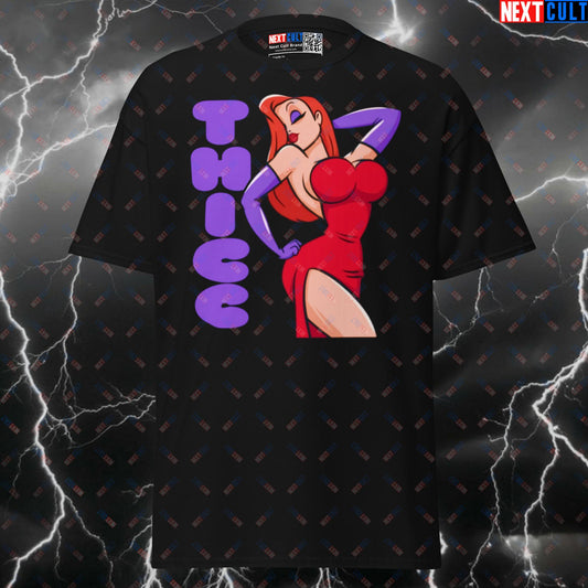 JesThicca Funny Gym Shirt | I Love Thicc Girls Graphic Tee | Gym Meme Pump Cover Top T-shirts Bodybuilding Fitness Gym Leg Day Pump Cover Workout Next Cult Brand