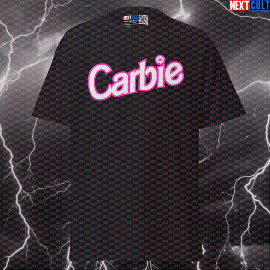 Carbie Barbie Funny Gym T-Shirt: No Keto Diet Carbs Meme Tee Pump Cover for Lifters T-shirts Barbie Bodybuilding Fast Food Films Fitness Gym Pump Cover Workout Next Cult Brand