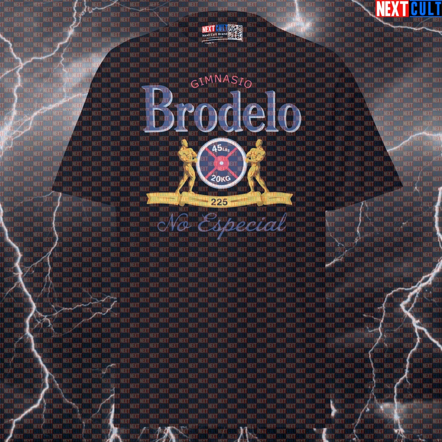 Brodelo Funny Gym Shirt - Gymbro Beer & Gains Meme Graphic Tee Pump Cover Top T-shirts Beer Bodybuilding Fitness Gym Powerlifting Pump Cover Workout Next Cult Brand