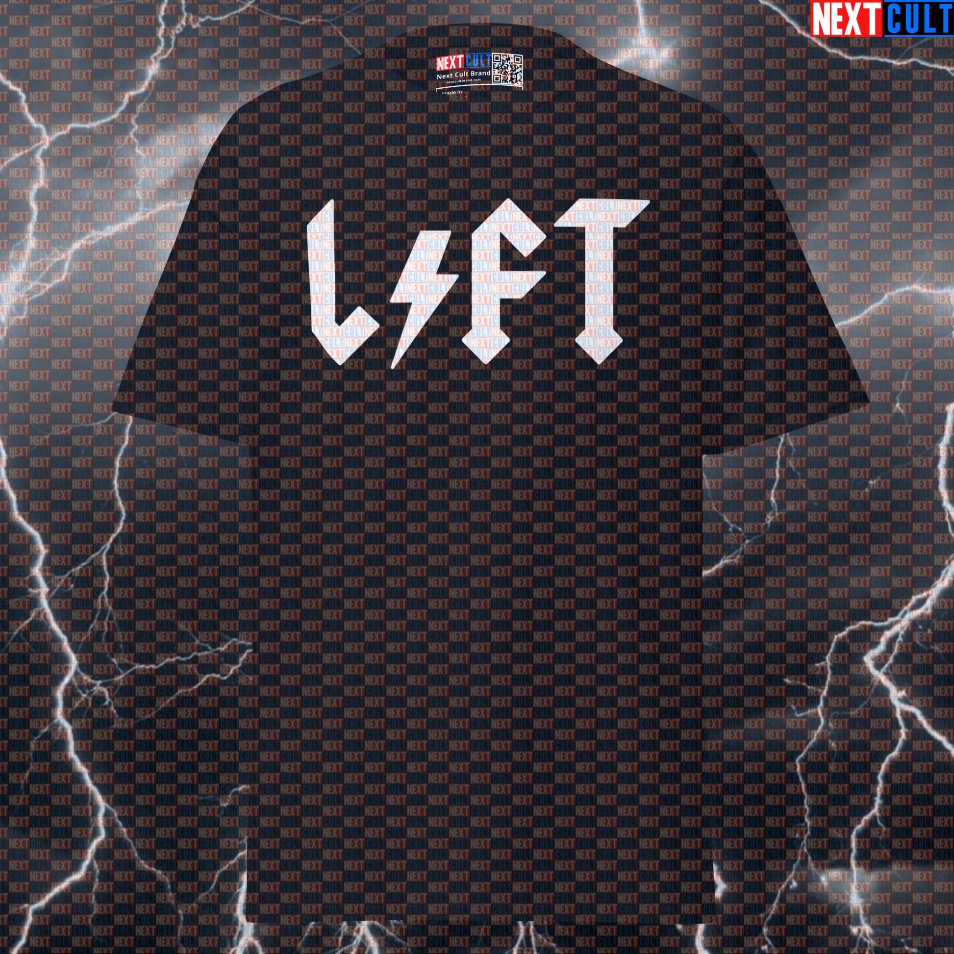 L/FT For Those About To Pump Funny Gym Shirt | AC/DC Rock Music Fitness Meme Tee | Graphic Pump Cover Top T-shirts AC/DC Bodybuilding Fitness Gym Powerlifting Pump Cover Rock Music Workout Next Cult Brand