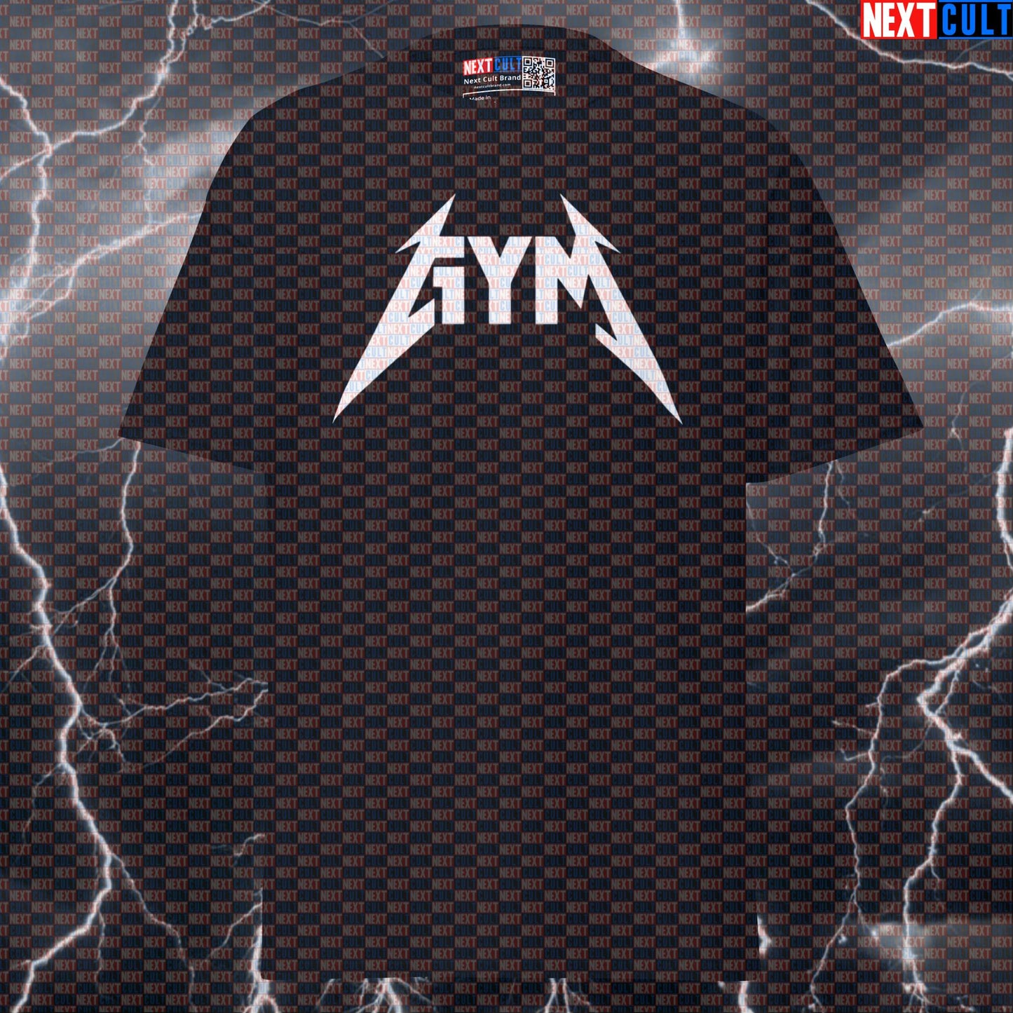 Funny Gym Meme Shirt: Metallica Heavy Metal Pump Cover Tee for Gymbros & Lifters T-shirts Bodybuilding Fitness Gym Metallica Powerlifting Pump Cover Rock Music Workout Next Cult Brand