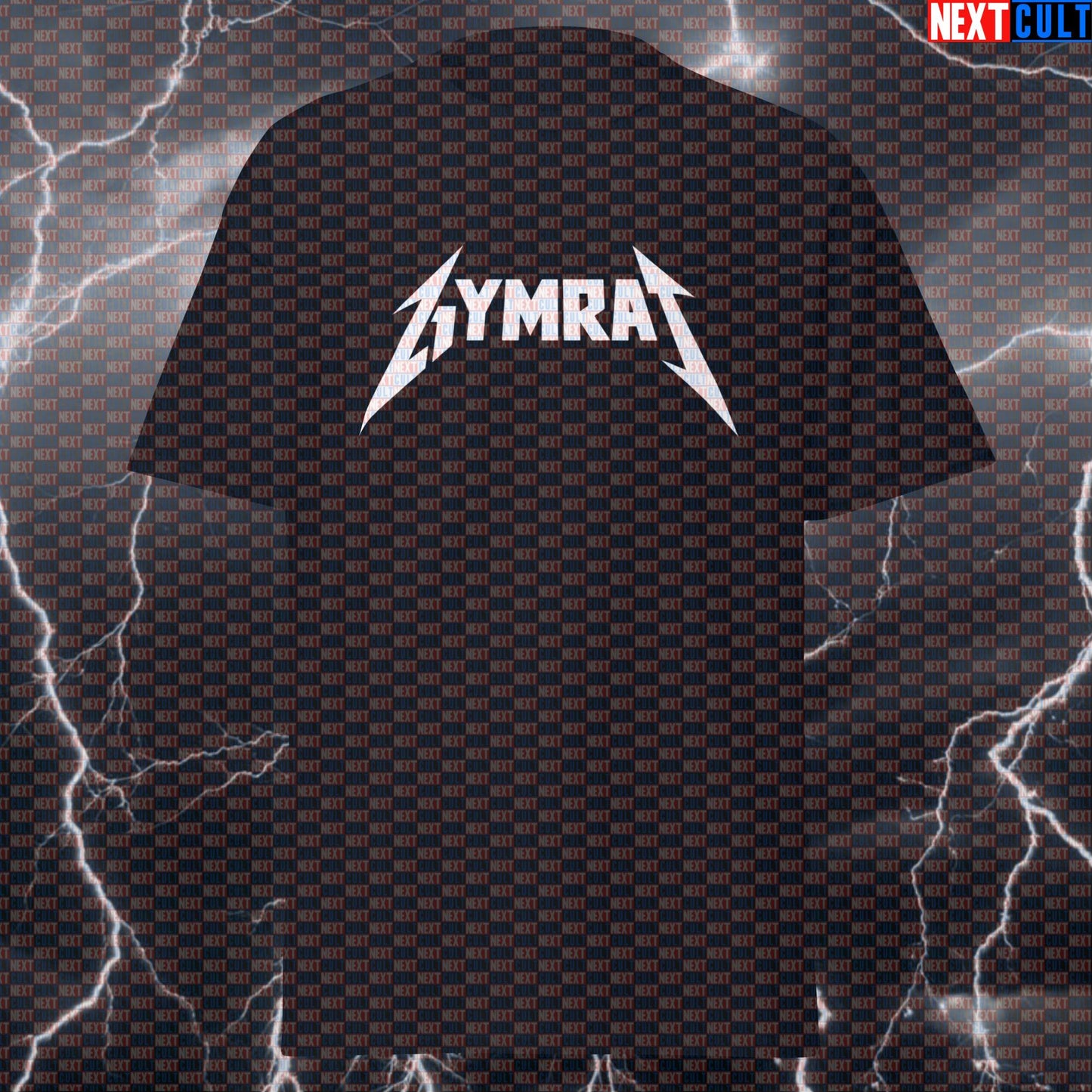Funny Gymrat Gym Meme Tee: Metallica Gymrat Pump Cover Shirt for Heavy Metal Lifters & Fitness Gains | Next Cult Brand T-shirts Bodybuilding Fitness Gym Metallica Powerlifting Pump Cover Rock Music Workout Next Cult Brand