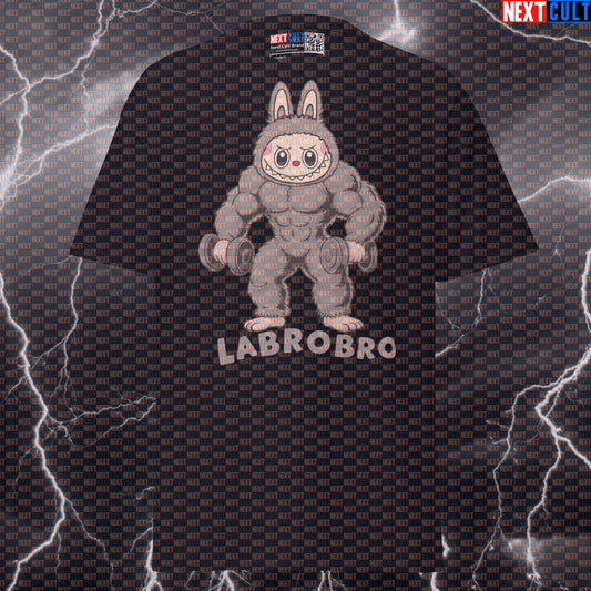 Brown Labrobro Pump Cover: Funny Gym Meme Tee for Lifters & Bodybuilding Bros T-shirts Bodybuilding Fitness Gym Pump Cover Workout Next Cult Brand