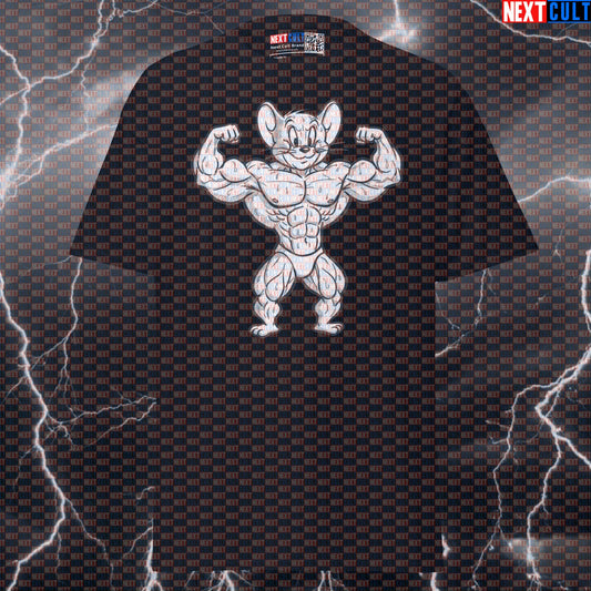 Funny Gym Meme T-Shirt: Jerry the Bodybuilder Pump Cover Tee for Lifters & Gymrats T-shirts Bodybuilding Fitness Gym Gymrat Pump Cover TV Workout Next Cult Brand