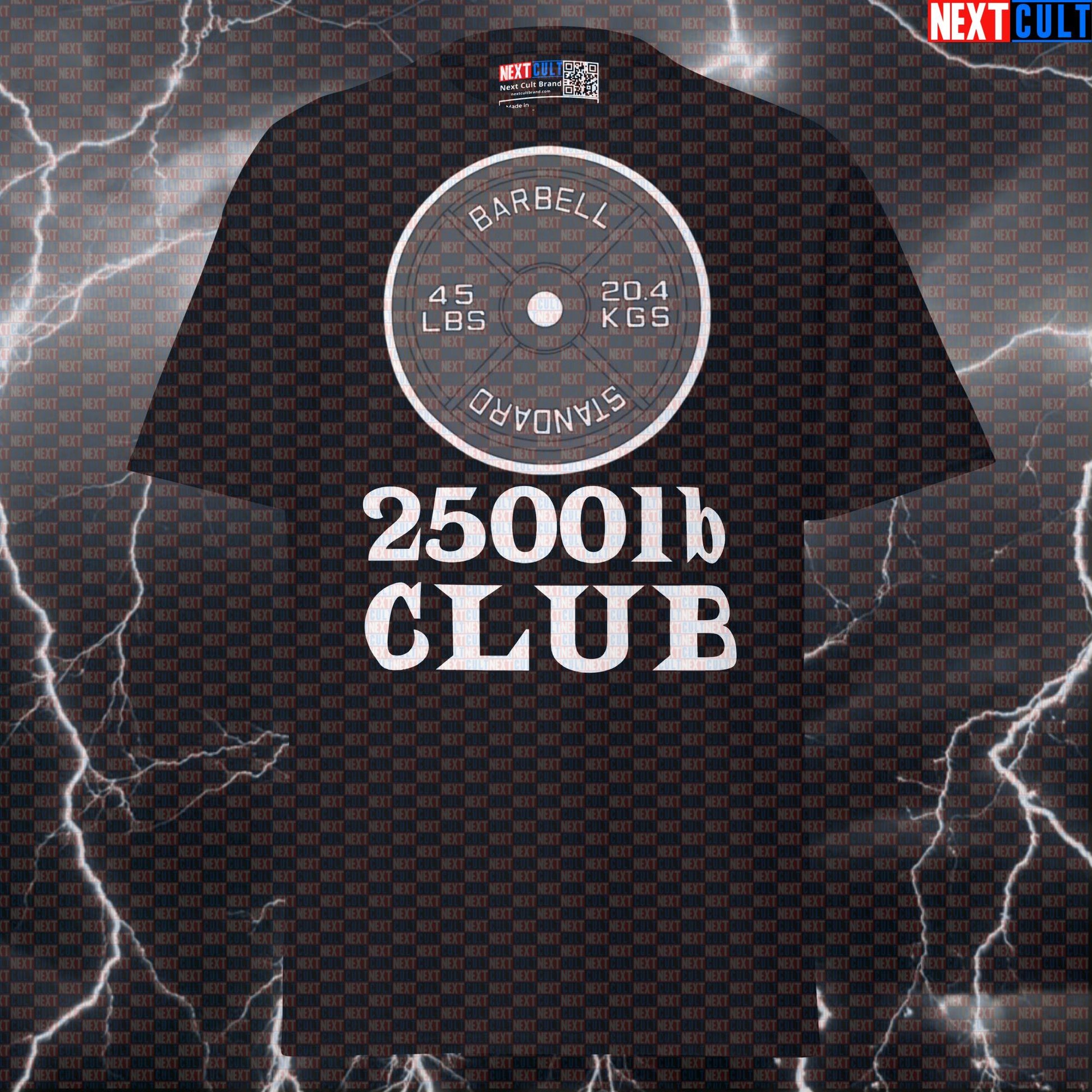 Official 2500lb Club Pump Cover - Funny Gym Meme Graphic Tee for Powerlifting Gains T-shirts Fitness Gym Powerlifting Pump Cover Workout Next Cult Brand