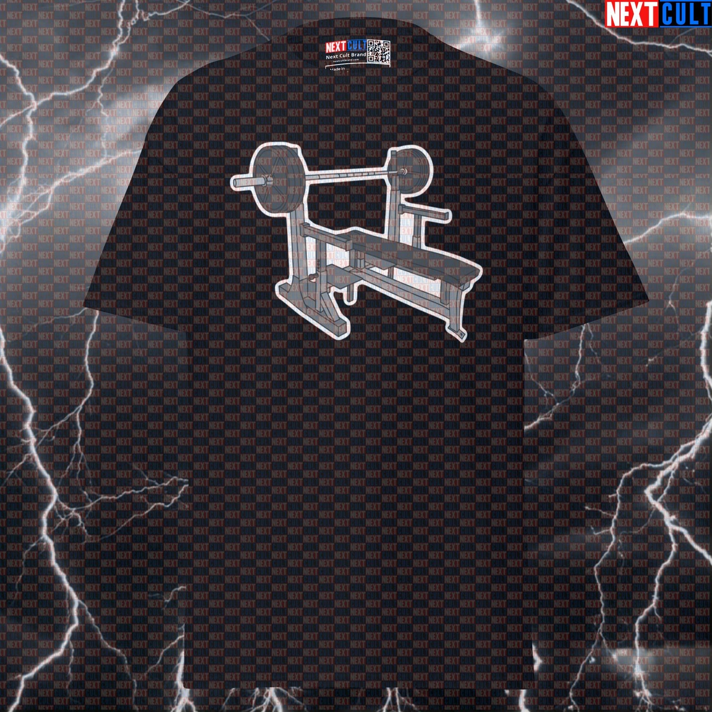Ultimate Bench Press Pump Cover Tee - Funny Chest Day Gym Meme Shirt for Powerlifting & Bodybuilding Gains T-shirts Bodybuilding Fitness Gym Powerlifting Pump Cover Workout Next Cult Brand
