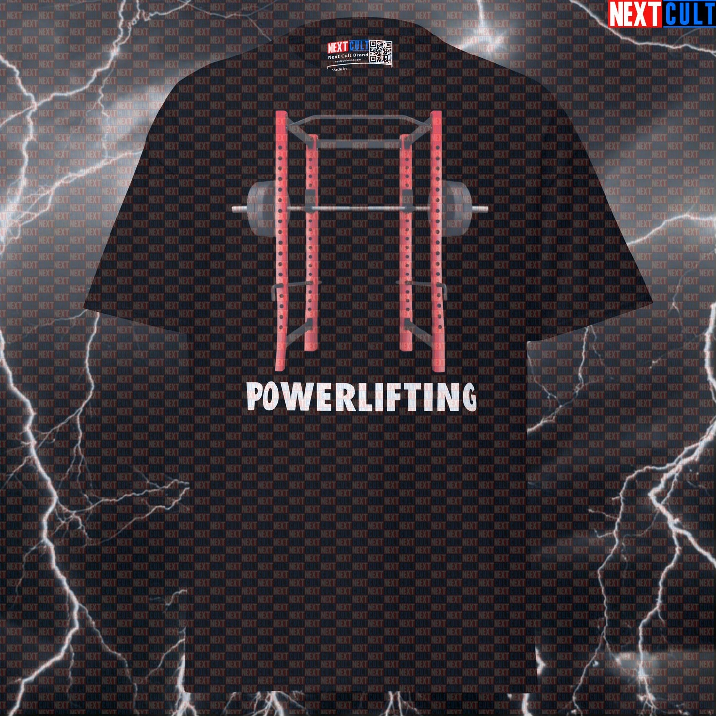 Powerlifting Gym Meme Tee: Funny Squat Rack Pump Cover Top for Home Gym Lifters T-shirts Fitness Gym Powerlifting Pump Cover Workout Next Cult Brand