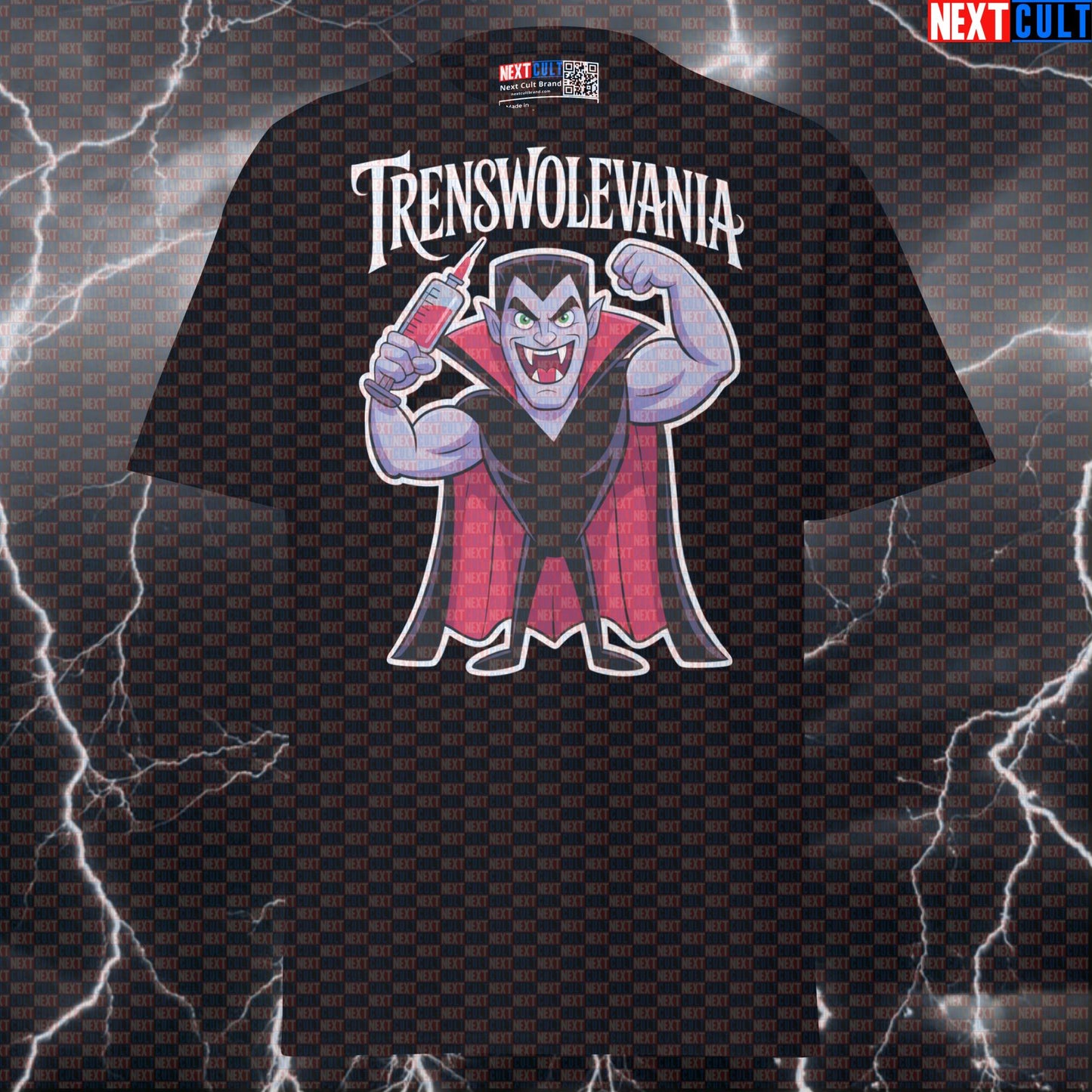 Unleash the Tren-swolevania Vampire Gains: Funny Dracula Gym Meme Tee Shirt T-shirts Bodybuilding Films Fitness Gym Halloween Pump Cover Steroids Workout Next Cult Brand