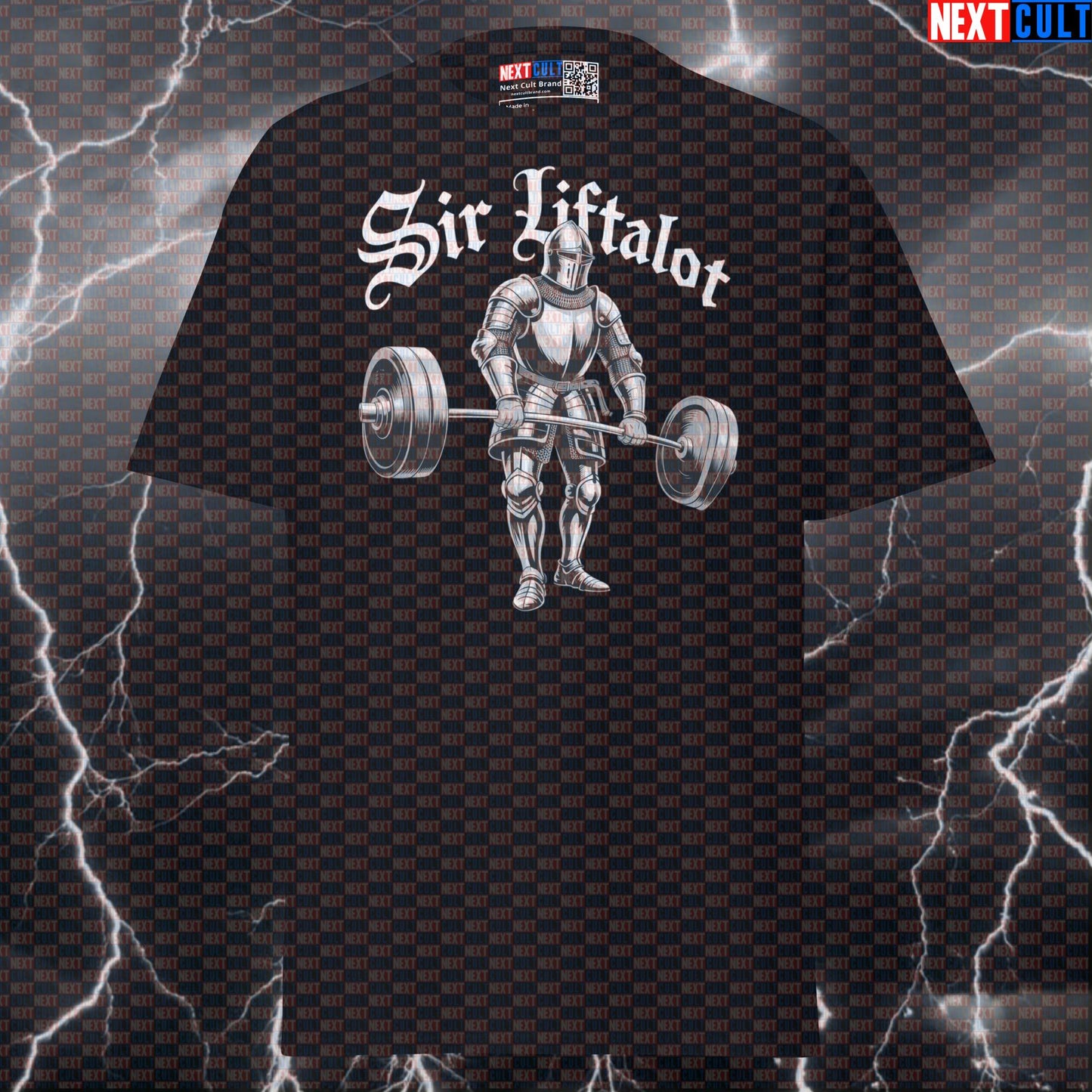 Sir Liftalot's Gym Meme Tee: The Ultimate Funny Workout Pump Cover Shirt T-shirts Bodybuilding Fitness Gym Powerlifting Pump Cover Workout Next Cult Brand
