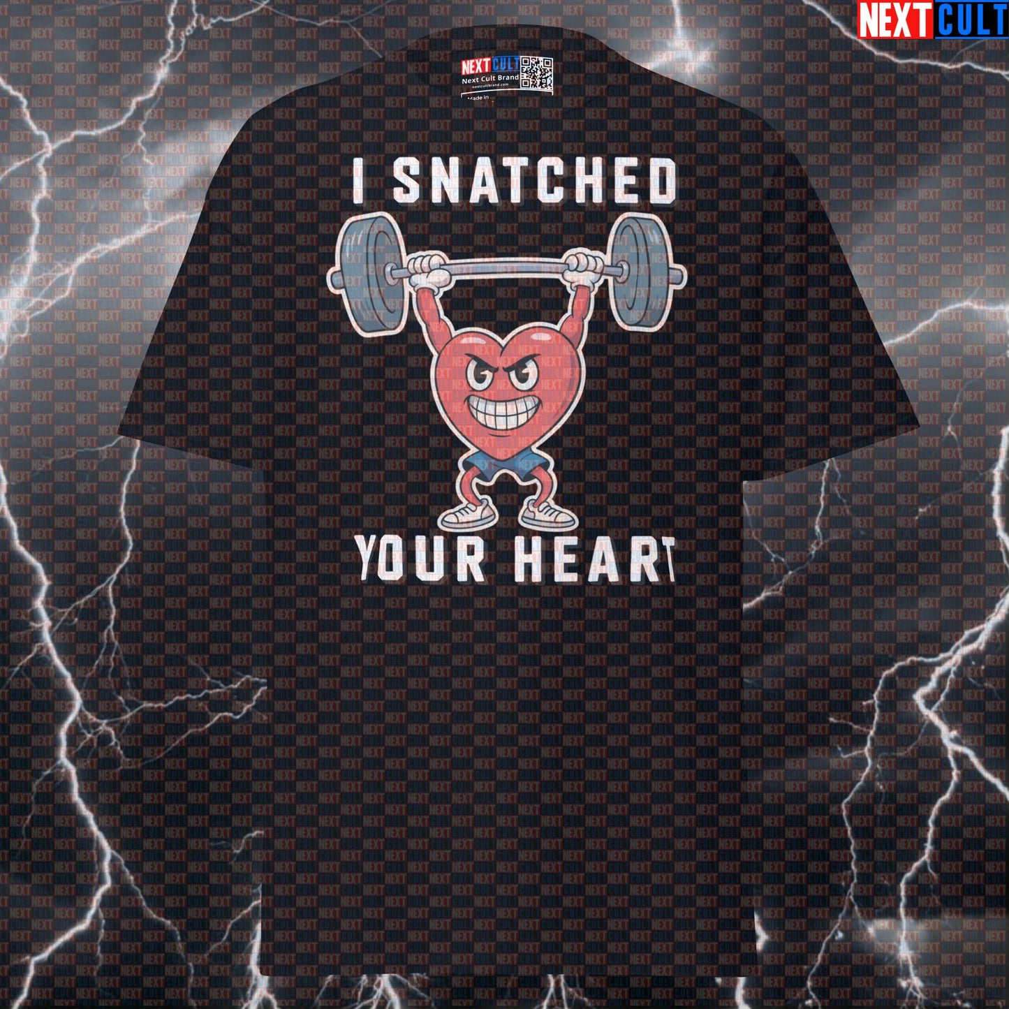 I Snatched Your Heart Funny Gym Meme Shirt | Valentine's Day Gym Lover Pump Cover Tee Next Cult Brand