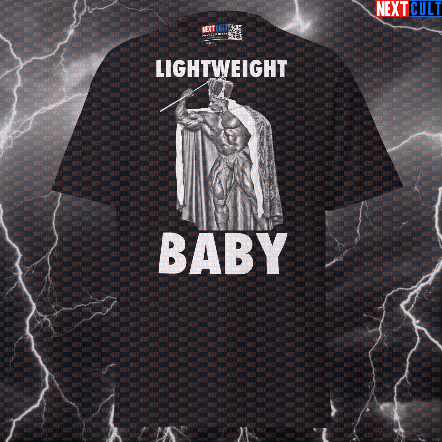 Lightweight Baby Yeah Buddy Ronnie Coleman Bodybuilding Gym Meme Funny Graphic Tee Pump Cover T-shirts Bodybuilding Fitness Gym Pump Cover Ronnie Coleman Workout Next Cult Brand