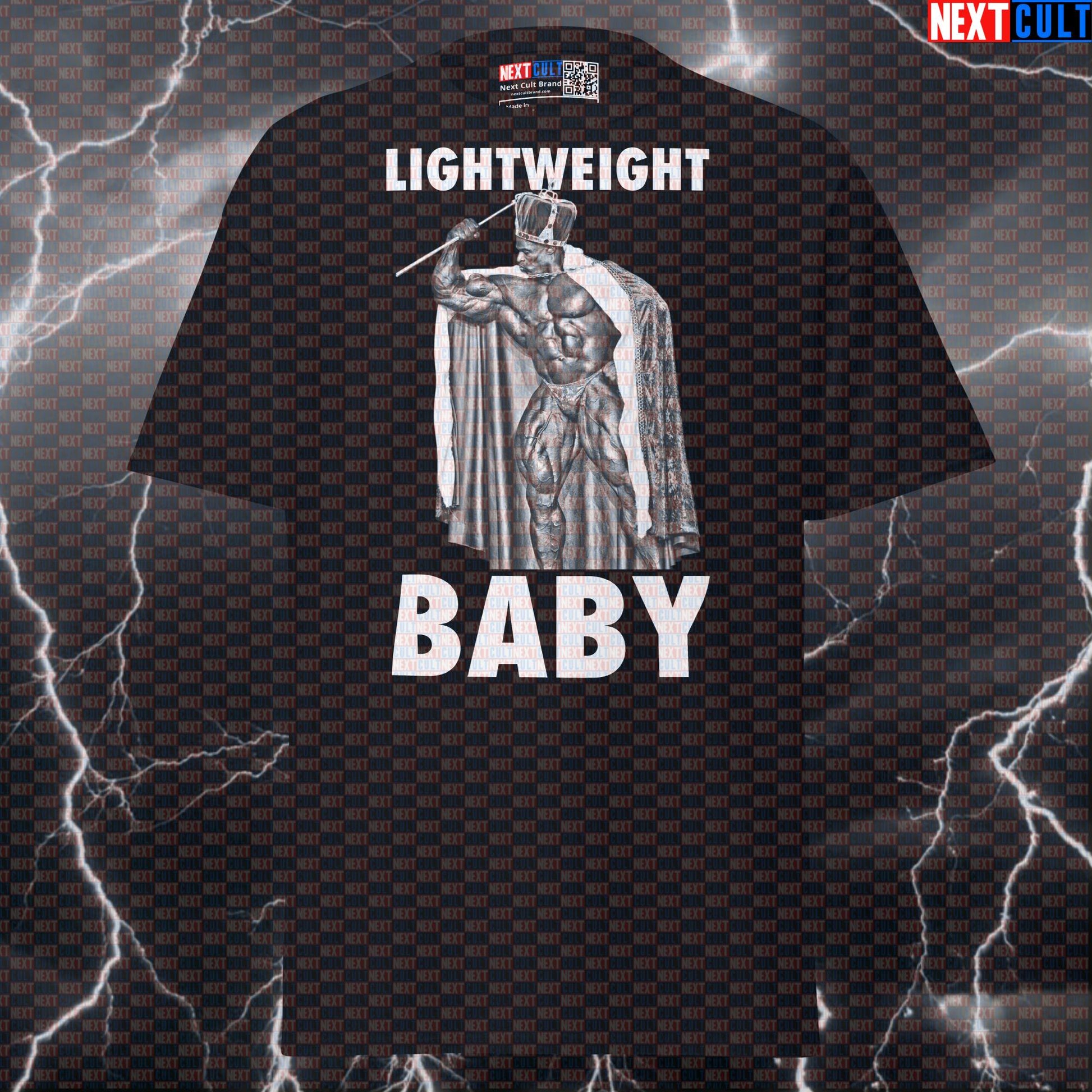 Lightweight Baby Yeah Buddy Ronnie Coleman Bodybuilding Gym Meme Funny Graphic Tee Pump Cover T-shirts Bodybuilding Fitness Gym Pump Cover Ronnie Coleman Workout Next Cult Brand
