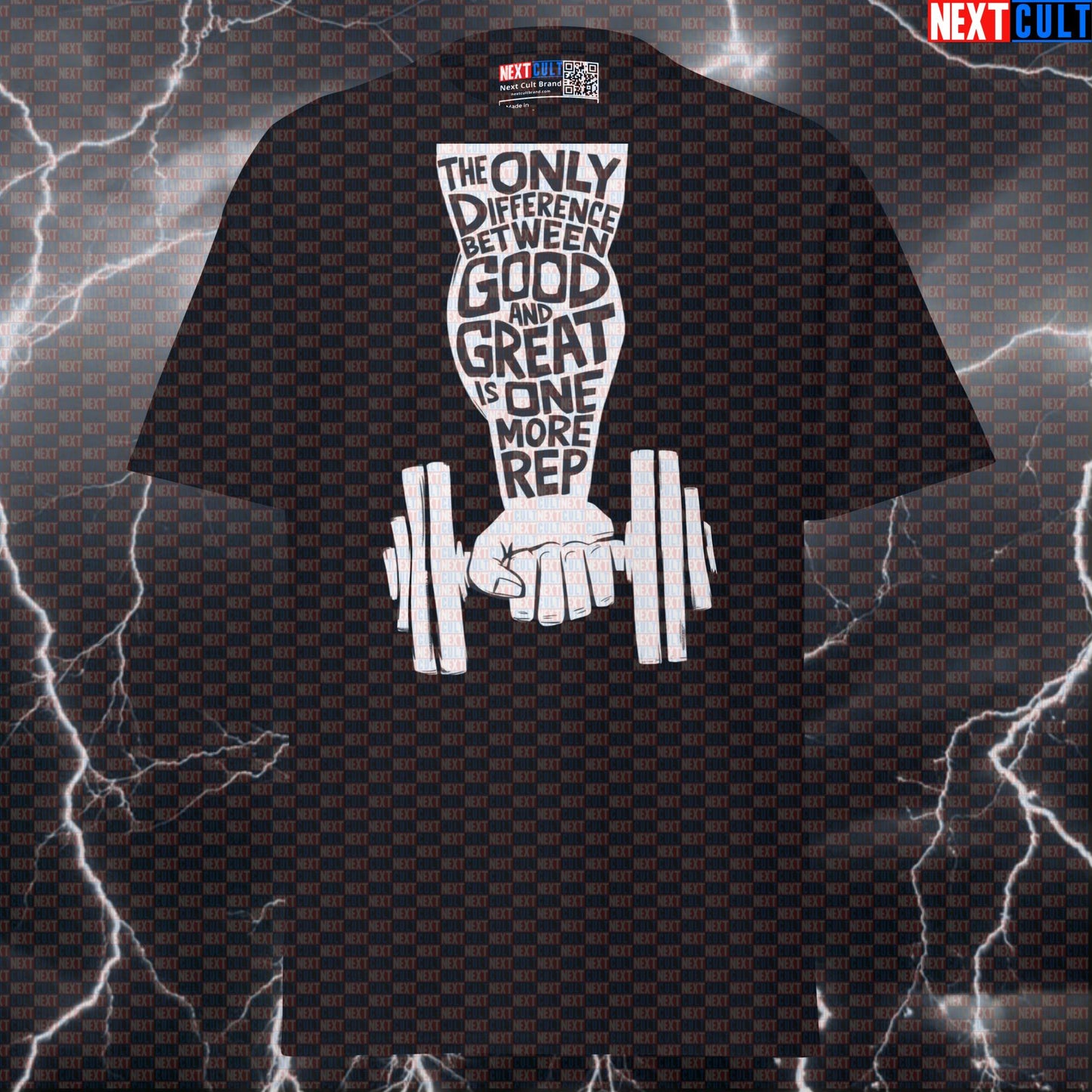 The Only Difference Between Good And Great Is One More Rep Funny Gym Meme Shirt For Lifters T-shirts Bodybuilding Fitness Gym Pump Cover Workout Next Cult Brand