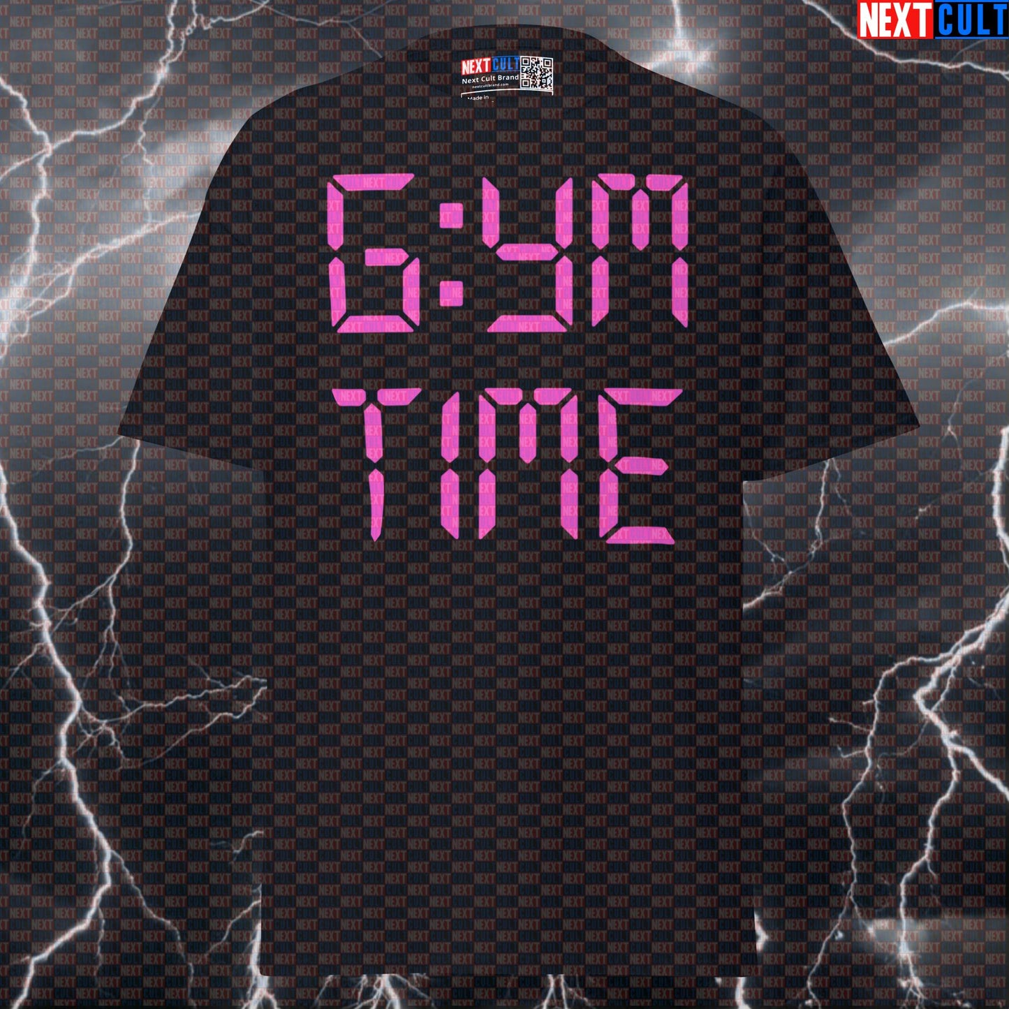 Funny Gym O'clock Meme Tee - Digital Clock Pump Cover Top For Lifters & Gymbros Seeking Gains T-shirts Bodybuilding Fitness Gym Powerlifting Pump Cover Workout Next Cult Brand