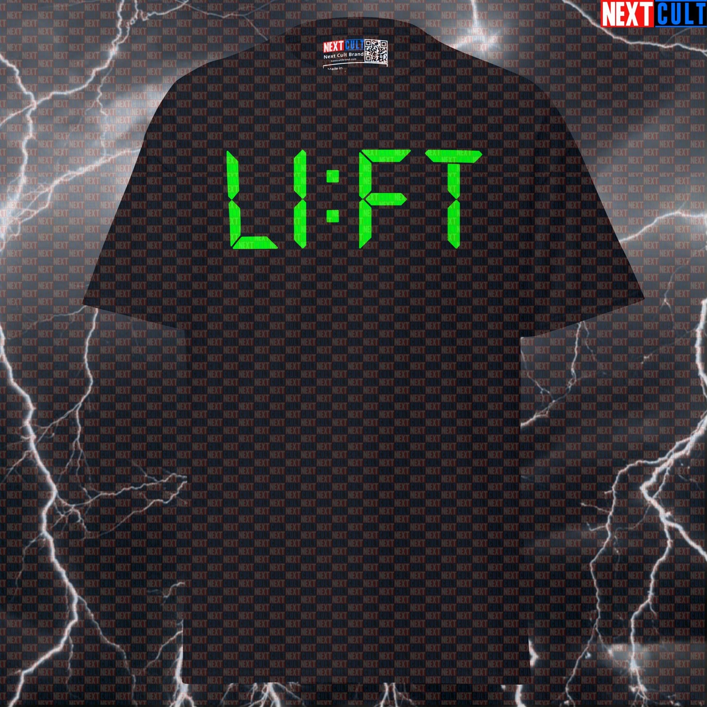 Funny Gym Meme T-Shirt: Lift O'clock Pump Cover Top for Fitness Gains & Bodybuilding Bros | Graphic Tee T-shirts Bodybuilding Fitness Gym Powerlifting Pump Cover Workout Next Cult Brand