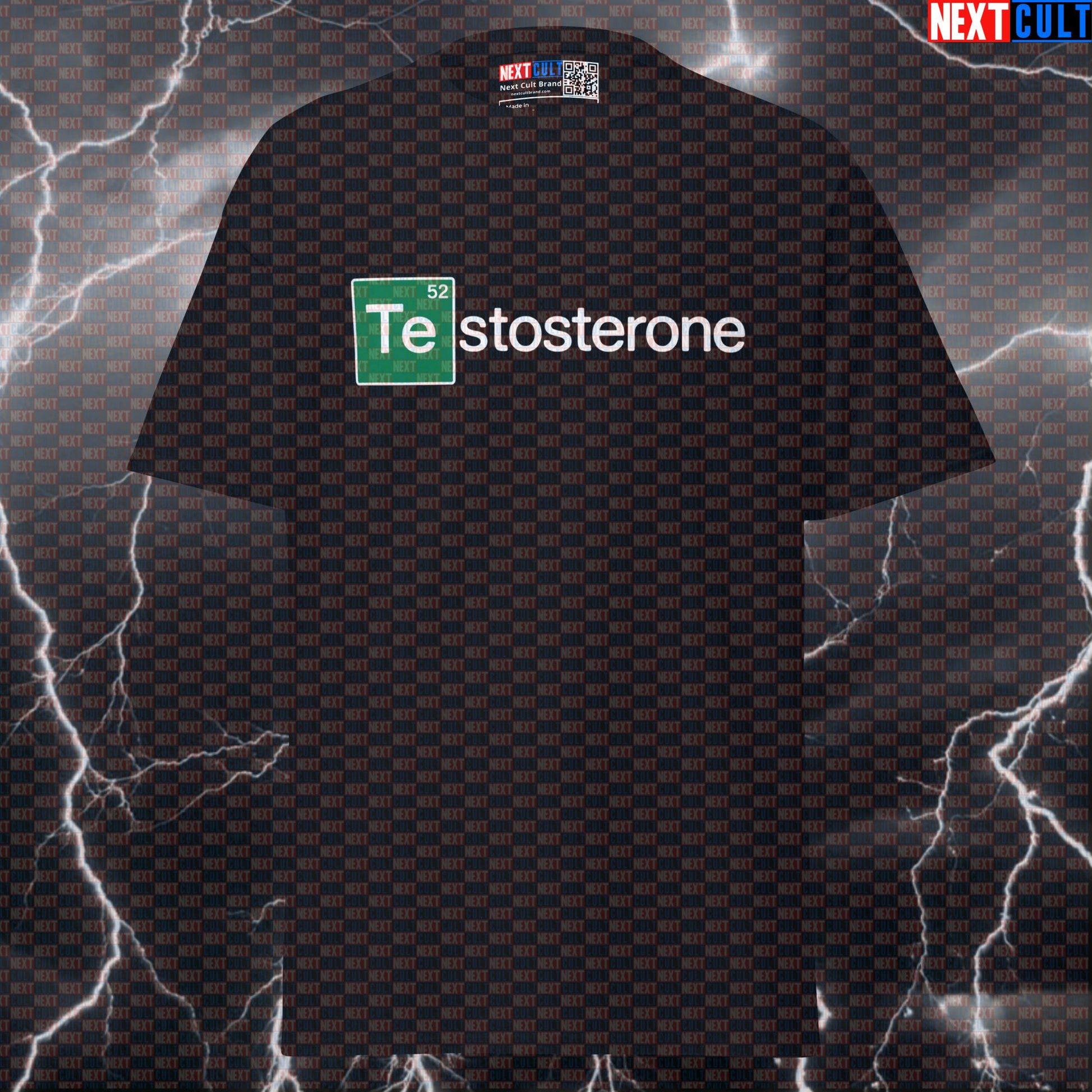 Testosterone Formula Breaking Bad Funny Gym Shirt | Science Themed Workout Tee Bodybuilding Breaking Bad Fitness Gym Pump Cover TV Workout Next Cult Brand