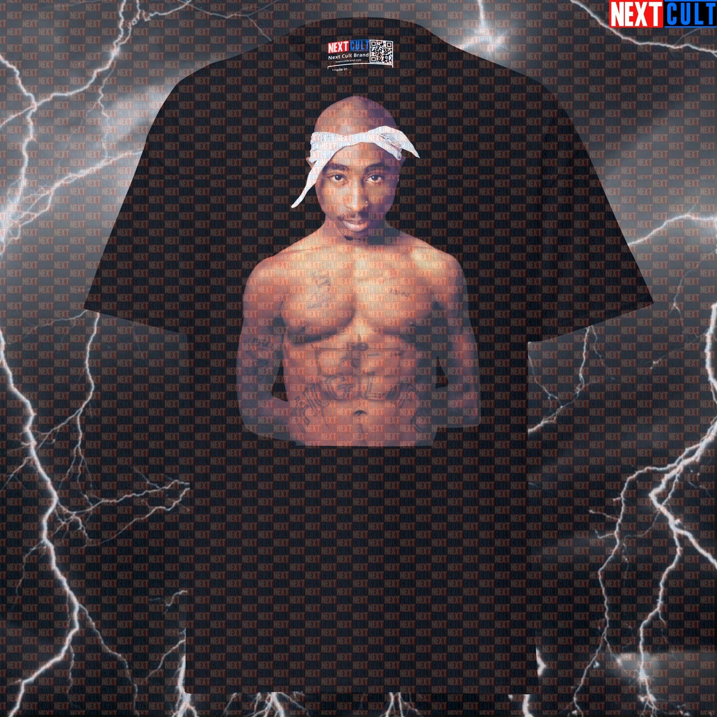 6Pac Shakur T-Shirt | Funny Gym Shirt for Bodybuilding & Gains | Rap Music Parody Tee T-shirts 2Pac Bodybuilding Fitness Gym Hip Hop Pump Cover Workout Next Cult Brand