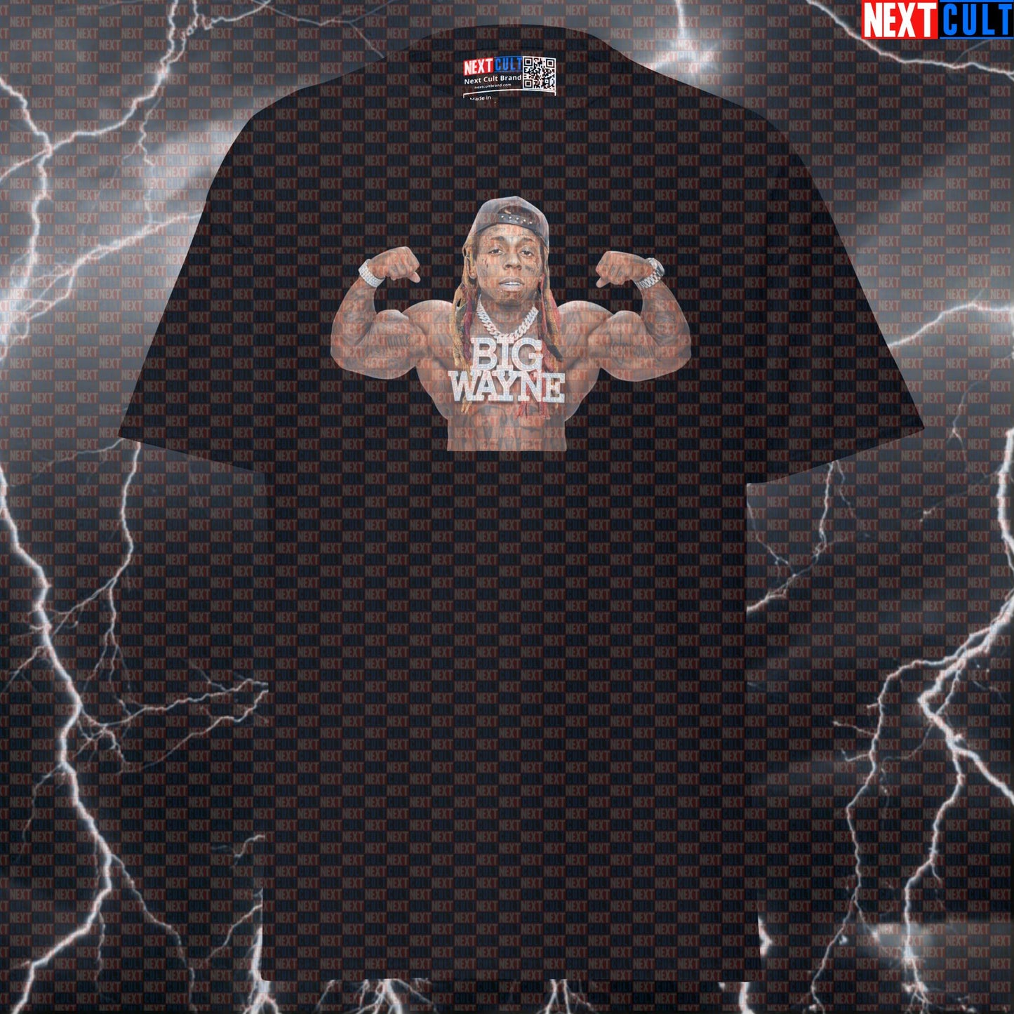 Big Wayne Swole Rap Parody Funny Gym Shirt | Bodybuilding Hip Hop Pump Cover Tee T-shirts Bodybuilding Fitness Gym Hip Hop Lil Wayne Pump Cover Workout Next Cult Brand
