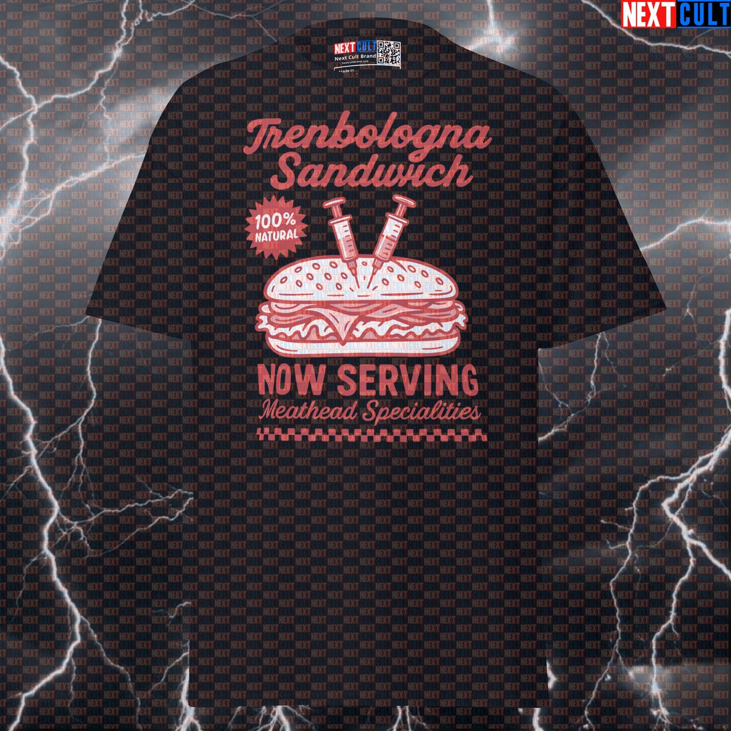 Trenbologna Sandwich Funny Gym T-Shirt | Tren Meme Graphic Tee For Bodybuilding & Gains T-shirts Bodybuilding Fast Food Fitness Gym Pump Cover Steroids Workout Next Cult Brand