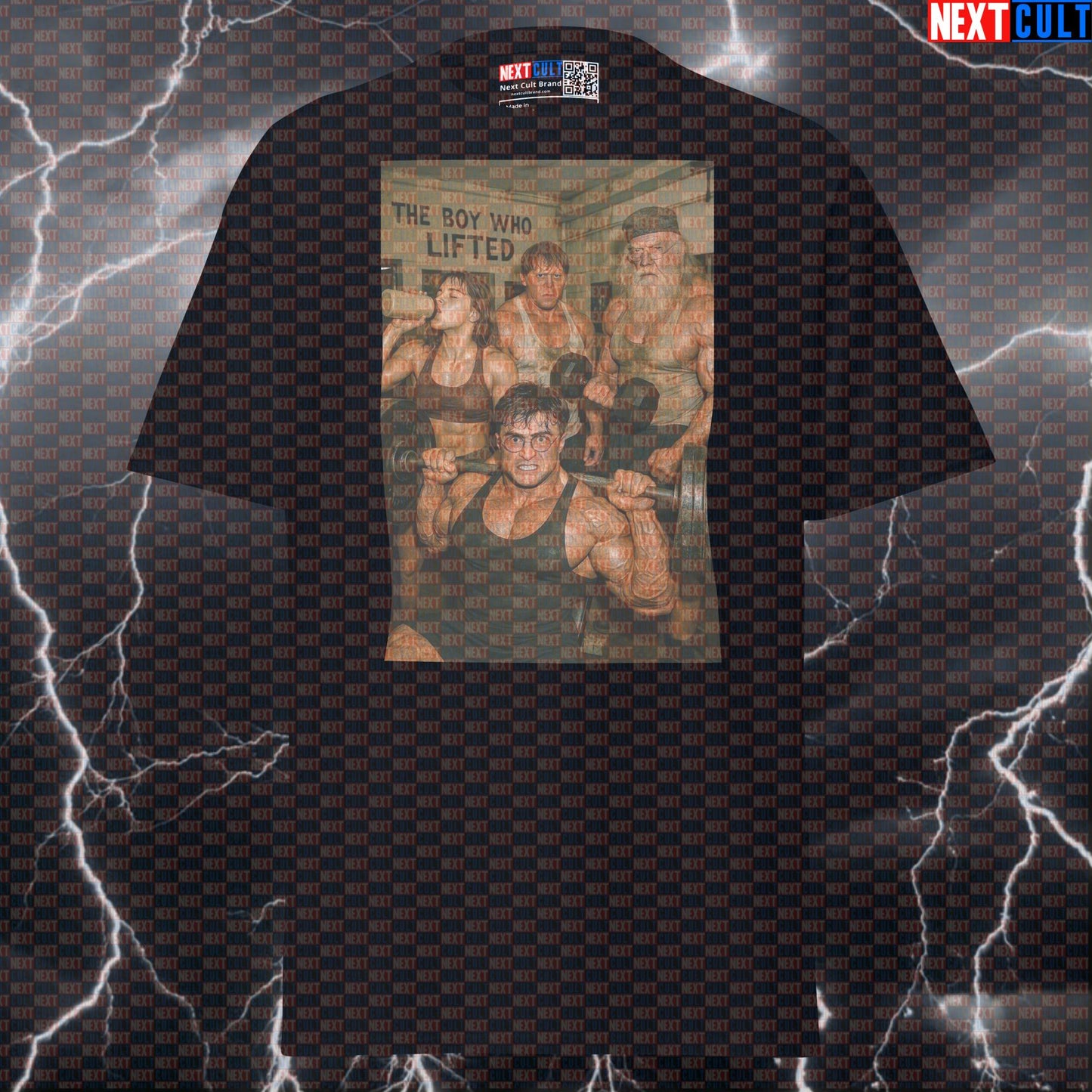 The Boy Who Lifted Funny Gym T-Shirt | Harry Spotter Workout Tee & Pump Cover T-shirts Bodybuilding Books Films Fitness Gym Harry Potter Powerlifting Pump Cover Workout Next Cult Brand