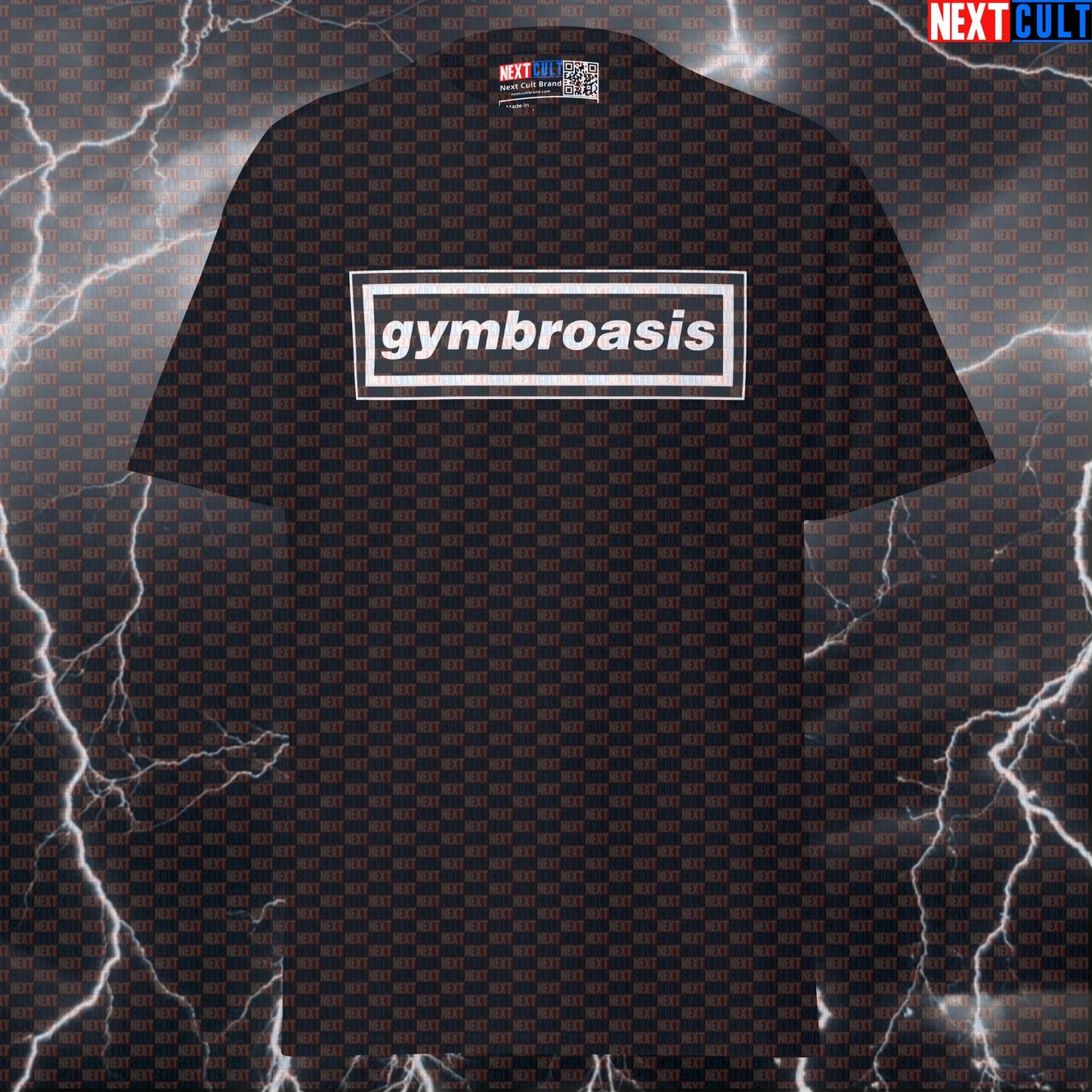 Gymbrosasis Funny Gym T-Shirt | Rock Music & Gains Graphic Tee Pump Cover T-shirts Bodybuilding Fitness Gym Oasis Pump Cover Rock Music Workout Next Cult Brand