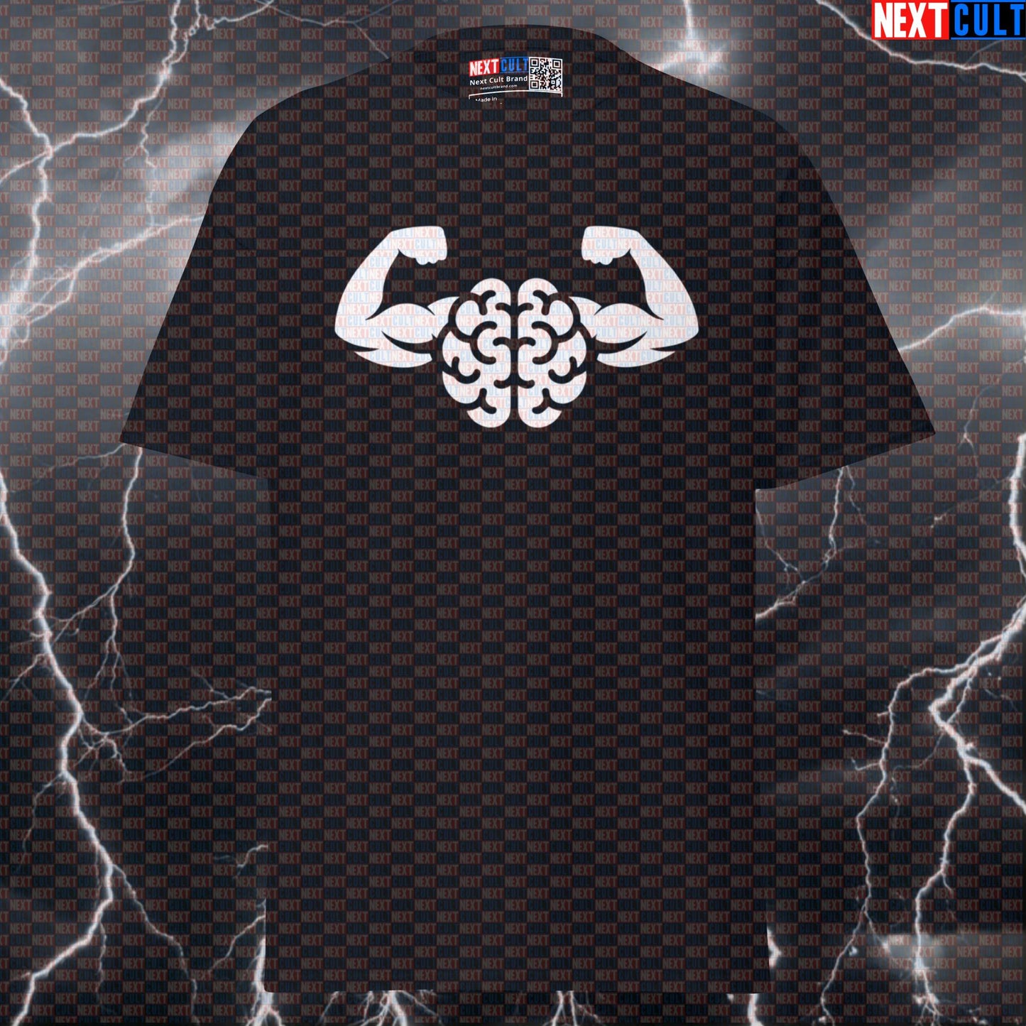 Mind Muscle Perfection Brain and Biceps Gym T-Shirt for Science Based Lifting, Mind Muscle Connection, and Home Gym Training T-shirts Bodybuilding Fitness Gym Home Gym Pump Cover Workout Next Cult Brand