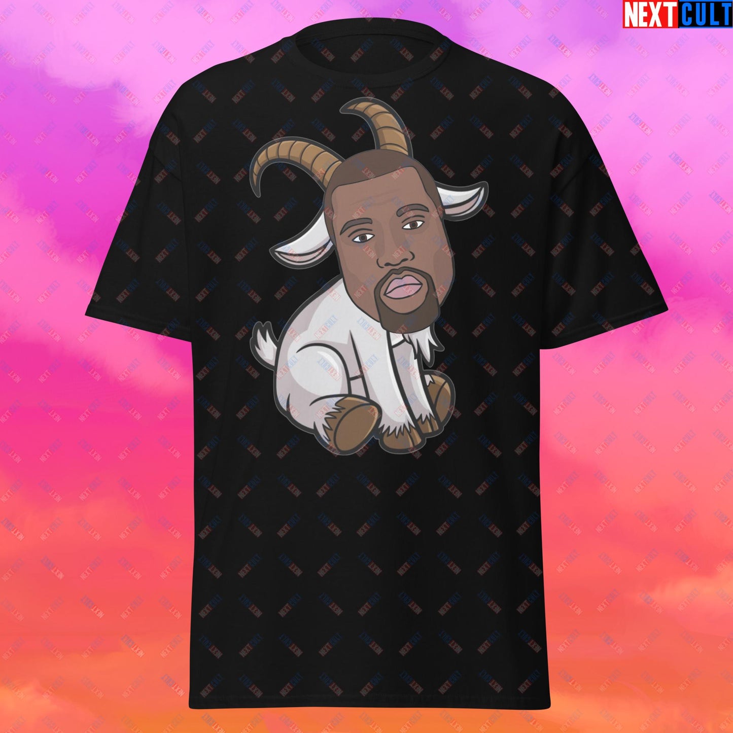 Kanye West G.O.A.T. Hip Hop Greatest of All Time Rap Music Funny Ye Unisex tee Black 5XL T-shirts Next Cult Brand