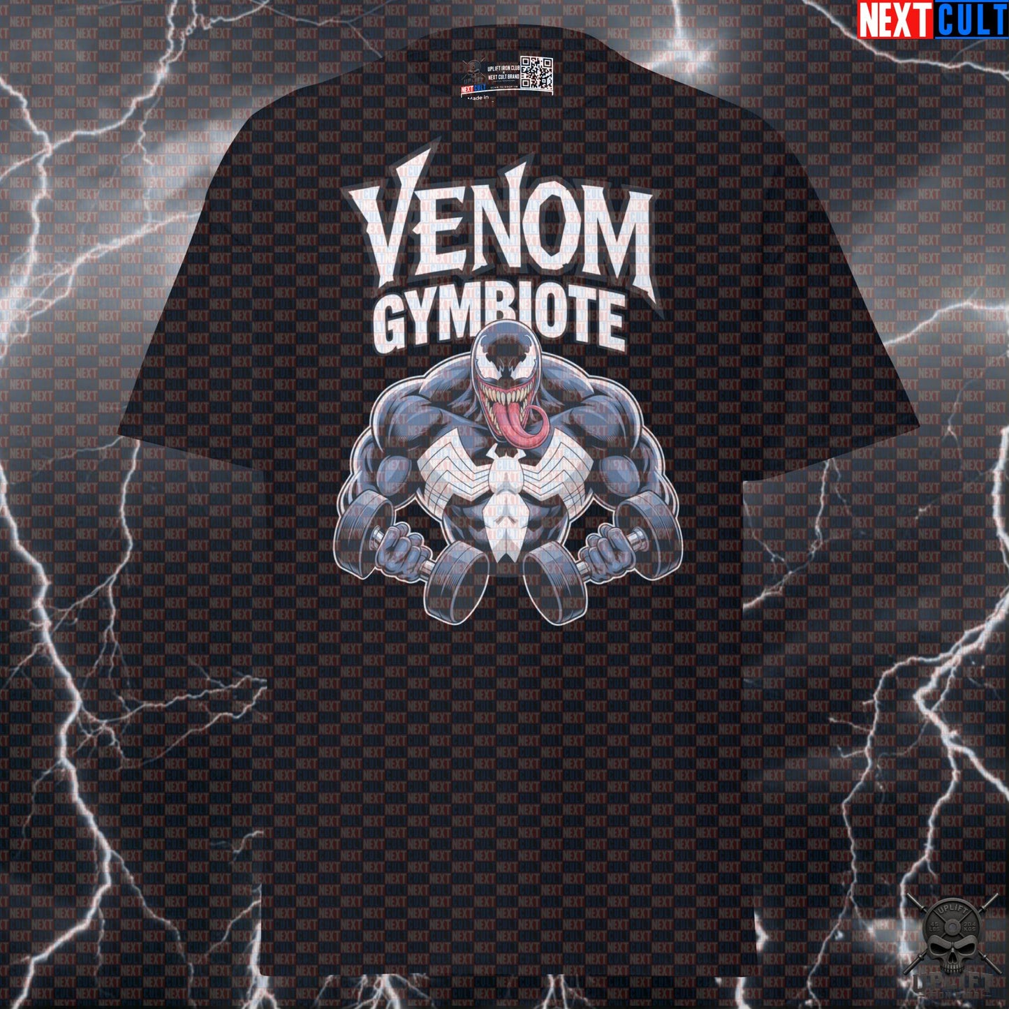 Venom Gymbiote Funny Gym Shirt - Superhero Comic Book Workout Tee for Lifters & Gym Bros - Pump Cover Fitness T-Shirt T-shirts Next Cult Brand