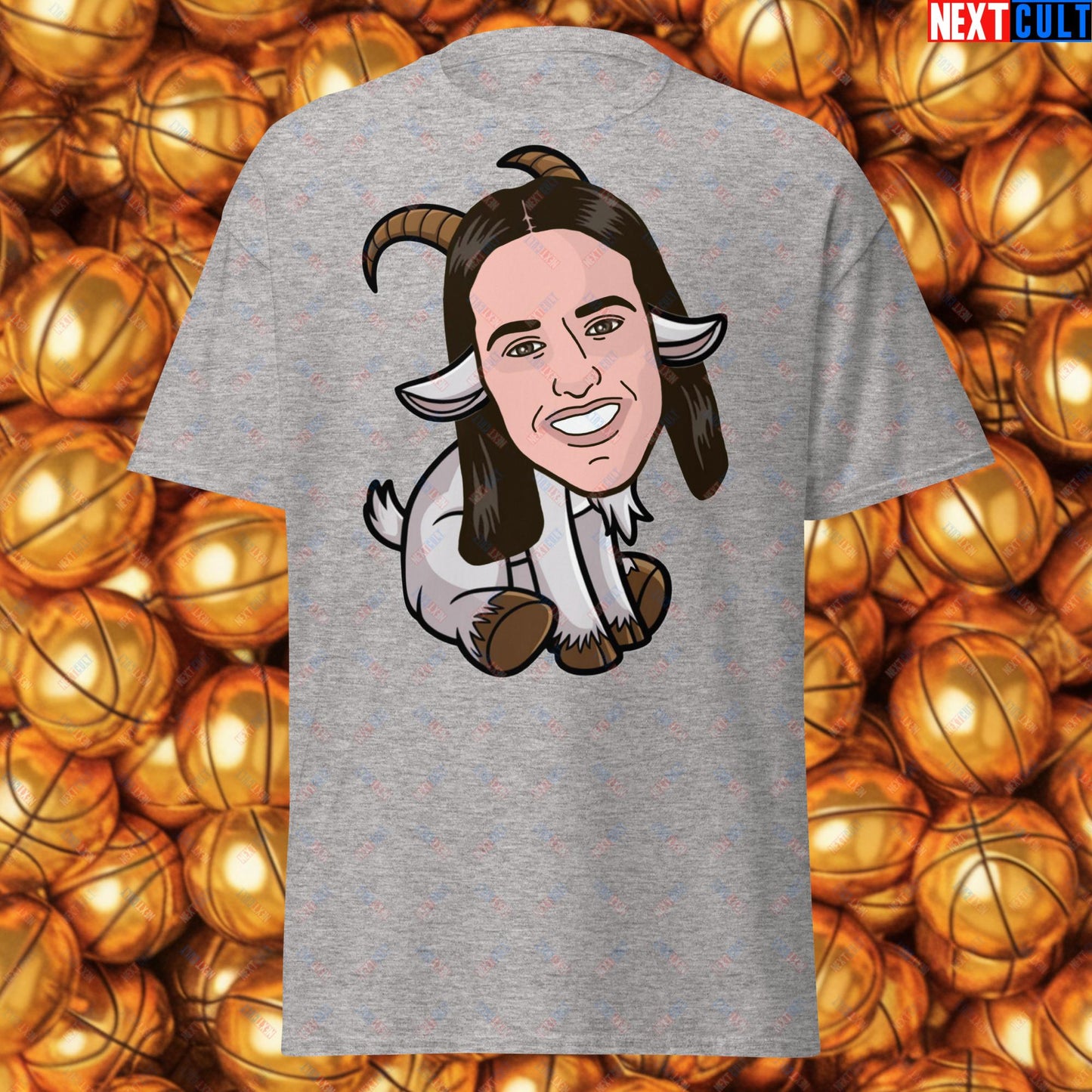 Caitlin Clark G.O.A.T. T-Shirt - Greatest of All Time Basketball Tee - Indiana Fever & WNBA Fan Top - Funny Women's Basketball Meme Casual Shirt Sport Grey T-shirts Basketball Caitlin Clark G.O.A.T. Indiana Fever WNBA Next Cult Brand