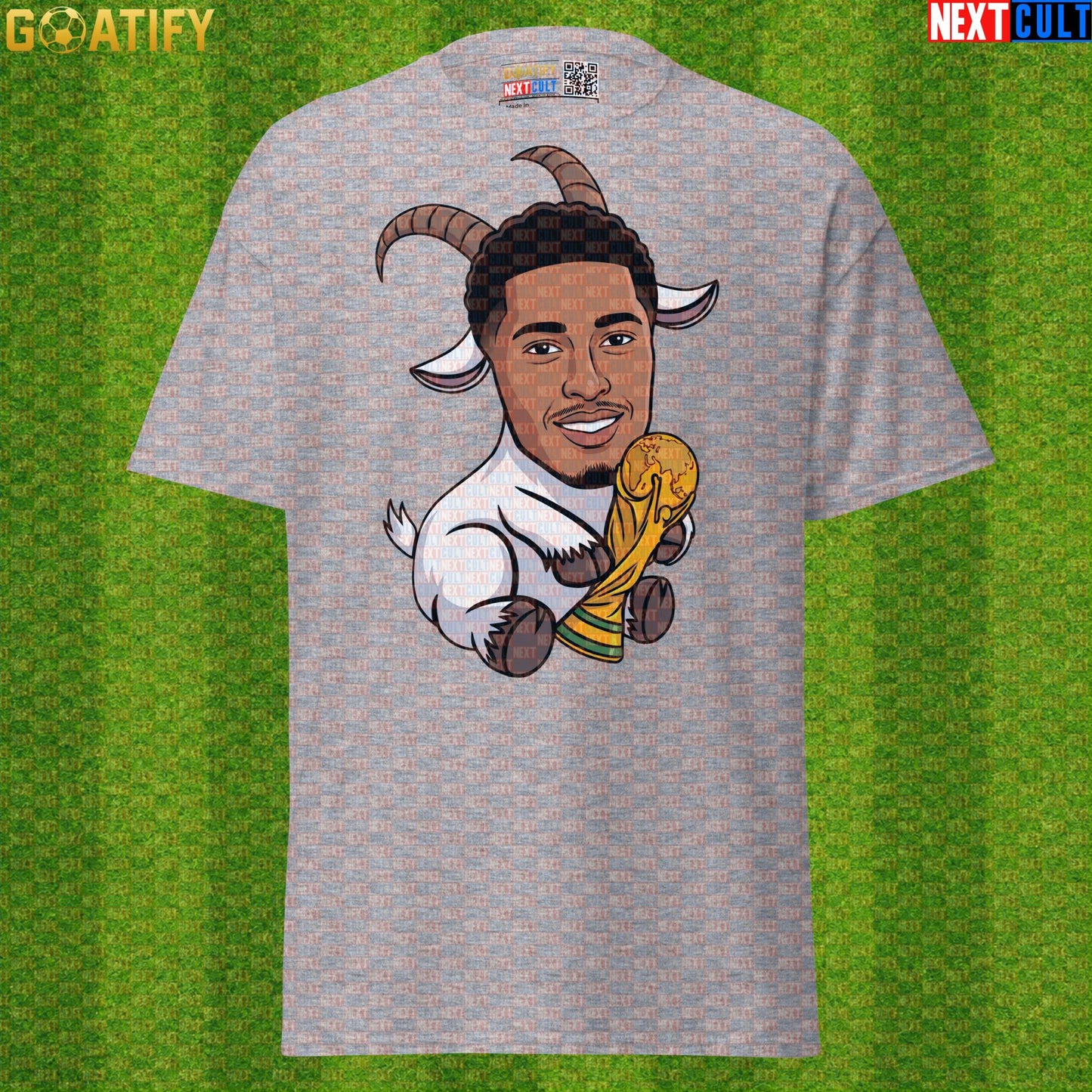 Jude Bellingham T-Shirt – Hey Jude World Cup GOAT Tee for England and Real Madrid Fans Sport Grey T-shirts Next Cult Brand