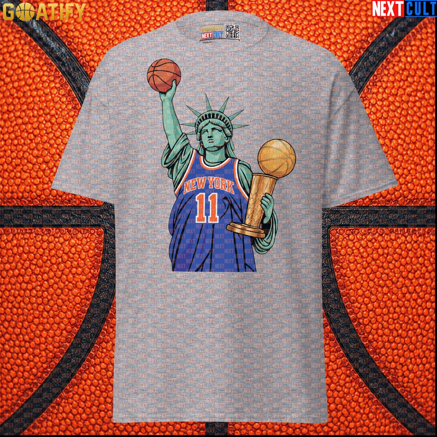 New York Knicks T-Shirt – 2026 NBA Champions Liberty Graphic Tee for Basketball Fans Sport Grey Next Cult Brand