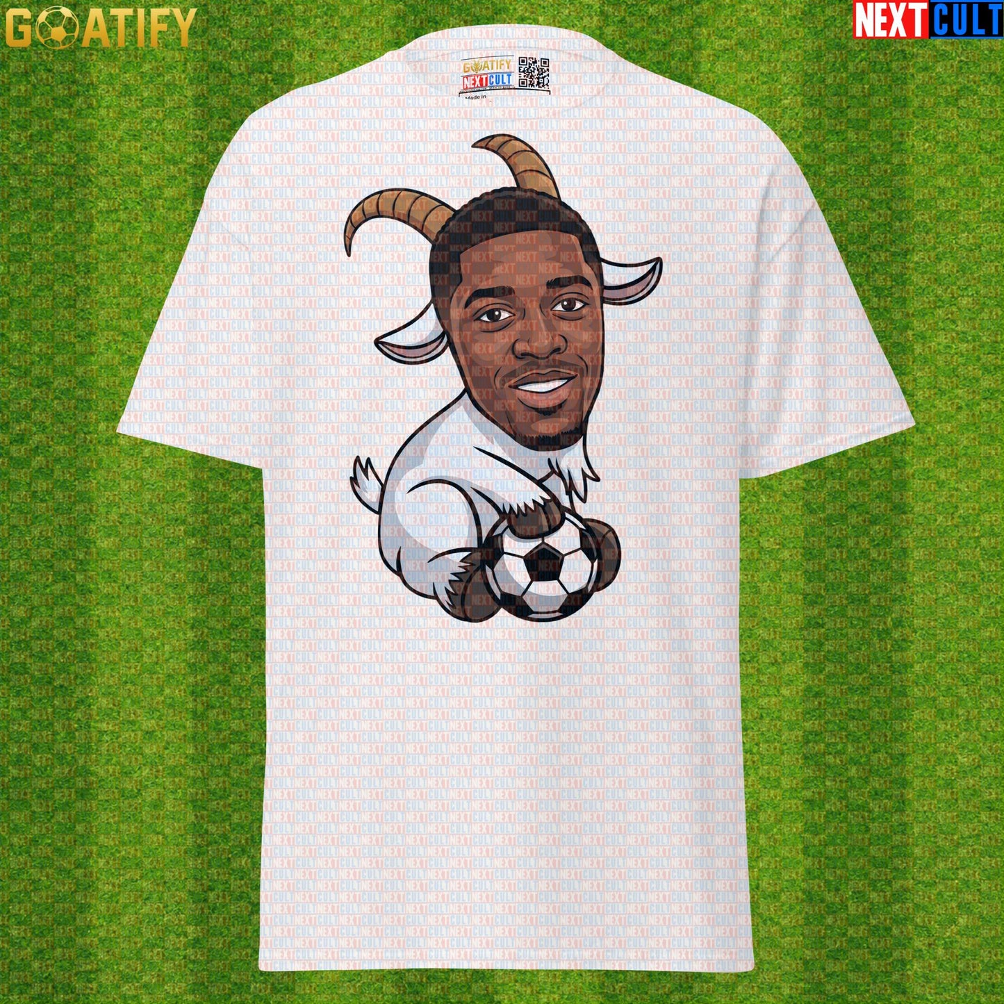 Ousmane Dembélé T-Shirt – Comeback GOAT Graphic Tee for France and PSG Football Fans White T-shirts Next Cult Brand