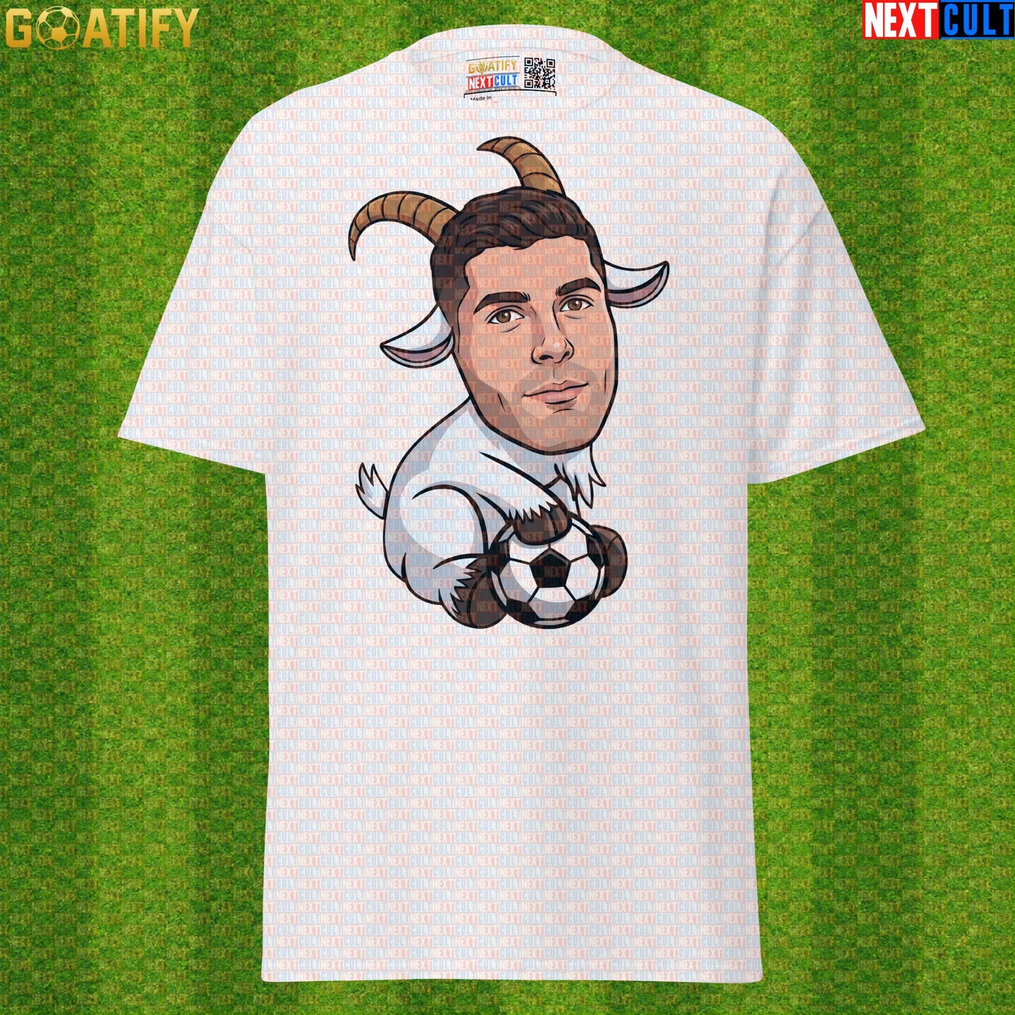 Christian Pulisic T-Shirt – Captain America GOAT Tee for USA and AC Milan Soccer Fans White T-shirts Next Cult Brand