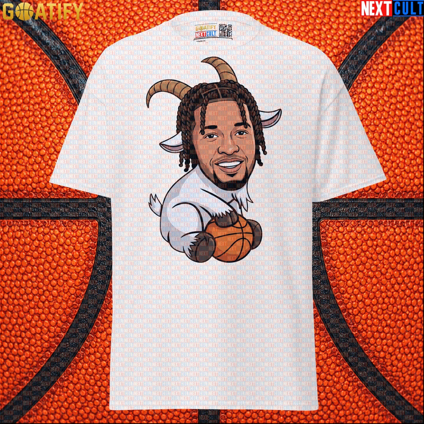 Jalen Brunson T-Shirt – NBA Champion GOAT Graphic Tee Gift for New York Knicks Fans White Next Cult Brand