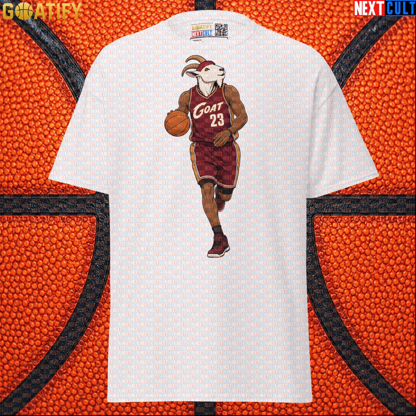 LeBron James T-Shirt – Cleveland Cavaliers GOAT Graphic Tee Gift for NBA Basketball Fans White T-shirts Next Cult Brand