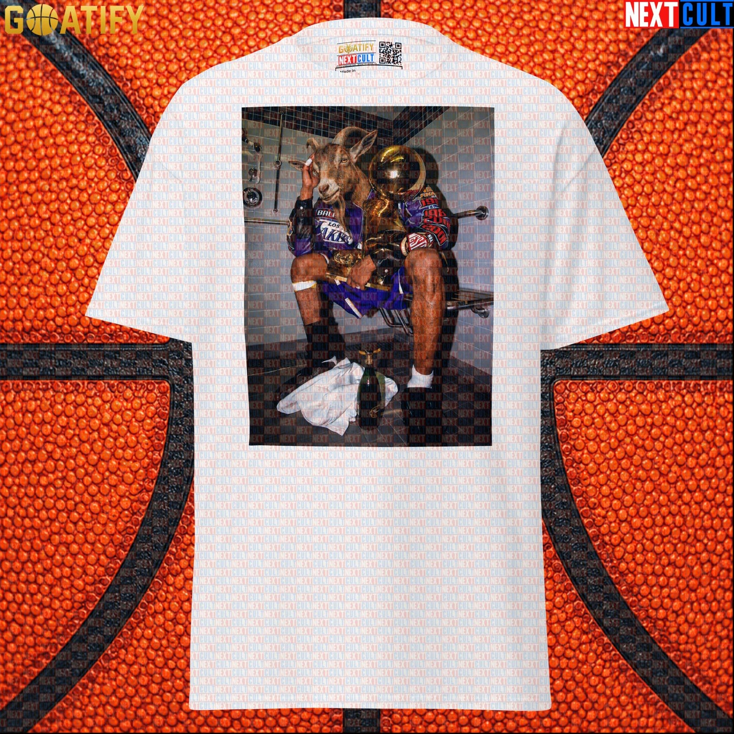 Kobe Bryant T-Shirt – Kobe GOAT Locker Room Graphic Tee for Lakers Fans and NBA Game Days White T-shirts Next Cult Brand