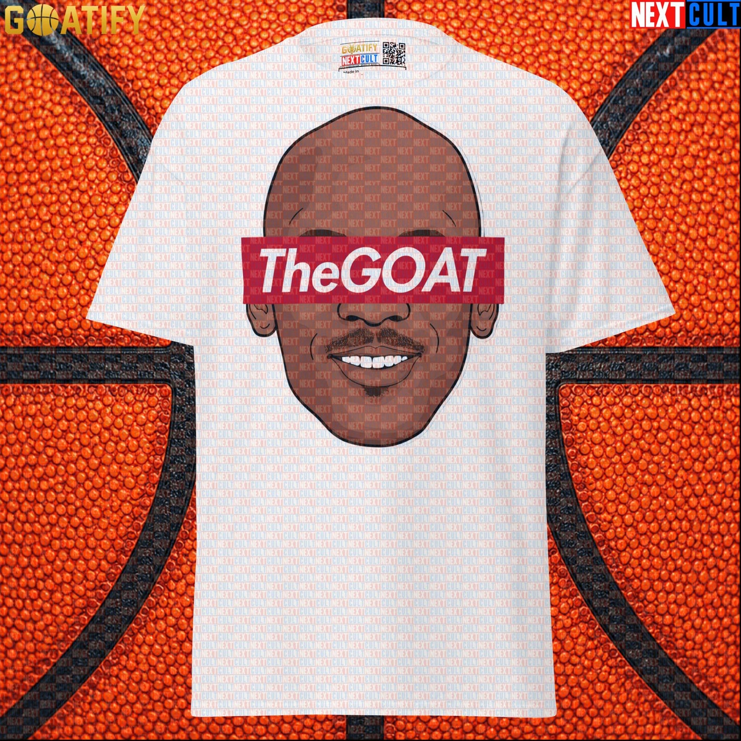Michael Jordan T-Shirt – The GOAT Chicago Bulls 6 Rings Graphic Tee for Basketball Fans White T-shirts Next Cult Brand