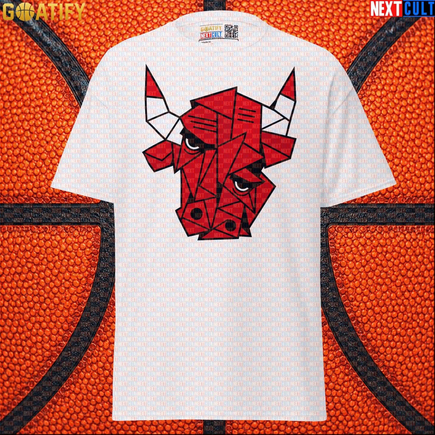 Chicago Bulls Meme T-Shirt – Picasso Bulls Cubism Art Graphic Tee for NBA Sports Fans White T-shirts Next Cult Brand