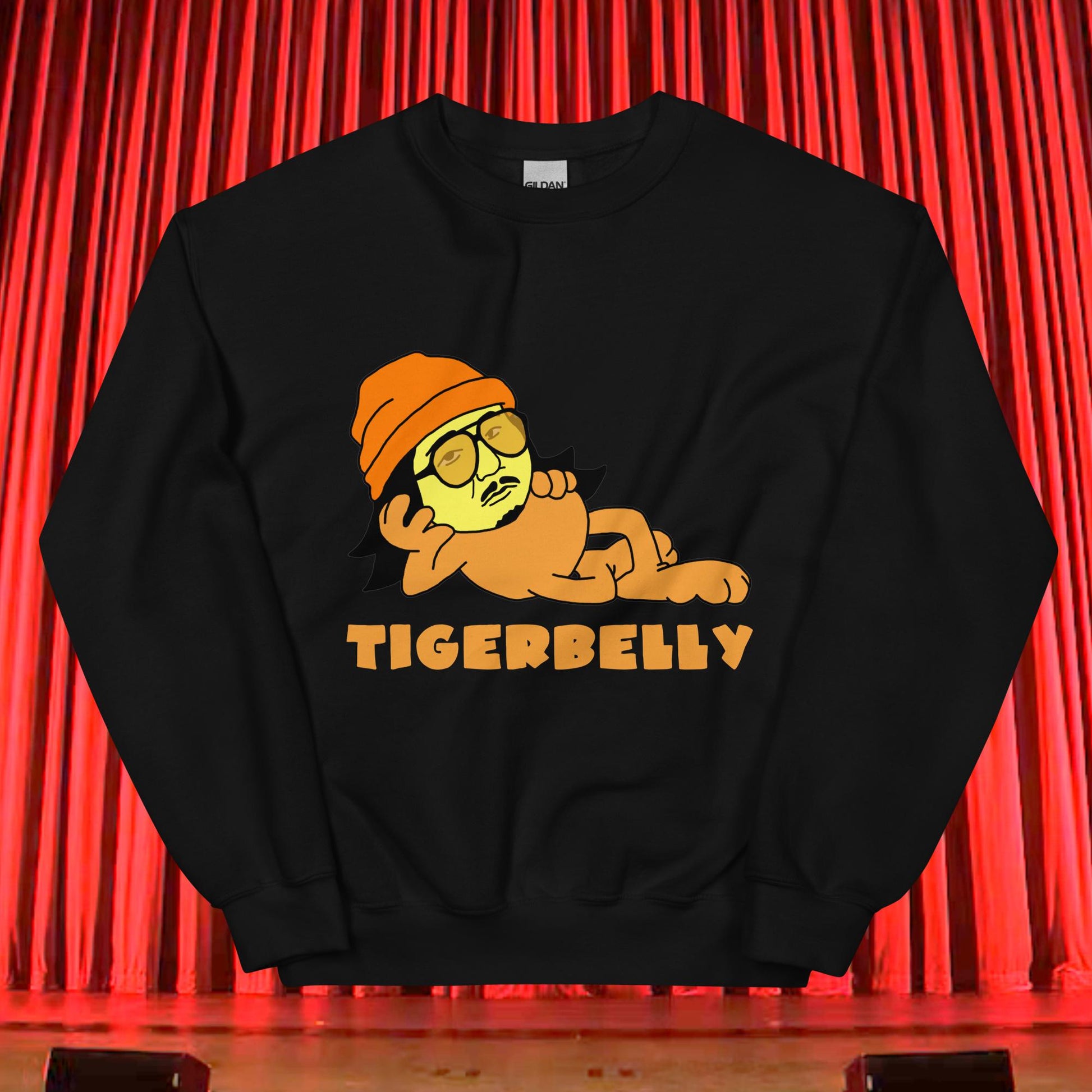Bobby Lee Tigerbelly, Bobby Lee Merch, Tigerbelly Merch, Bobby Lee Gift, Funny Tigerbelly Gift, Tigerbelly Podcast, TigerBelly Unisex Sweatshirt Black Sweatshirts Bobby Lee Podcasts Stand-up Comedy TigerBelly Next Cult Brand